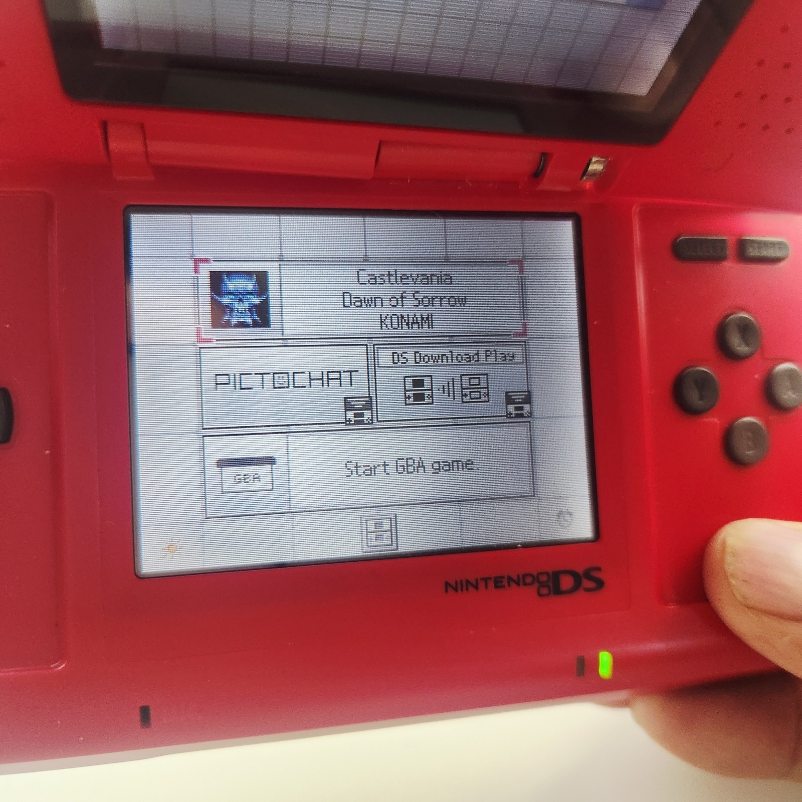 Nintendo DS Mario Kart Edition Handheld Video Game System Tested Working *READ*