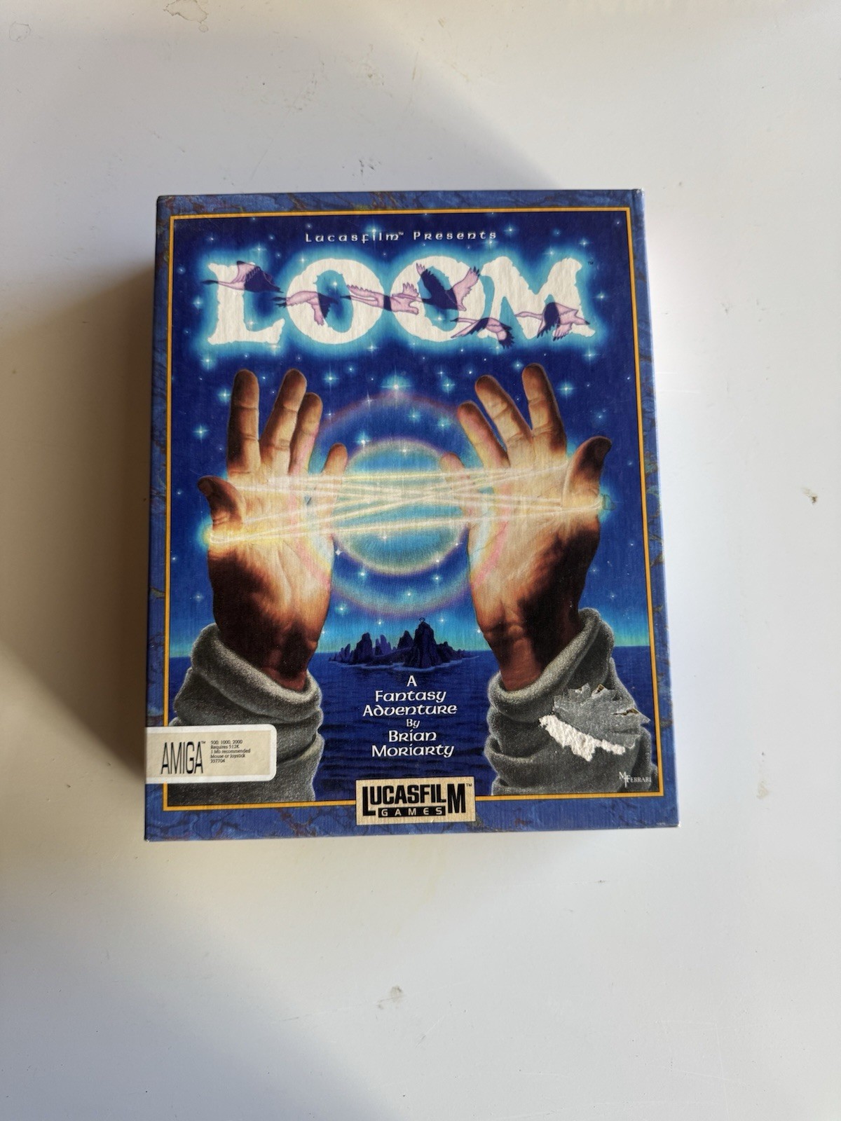 LOOM (Atari ST) COMPLETE IN BOX WITH SEALED CASSETTE TAPE/3.5″ Floppy, Lucasfilm