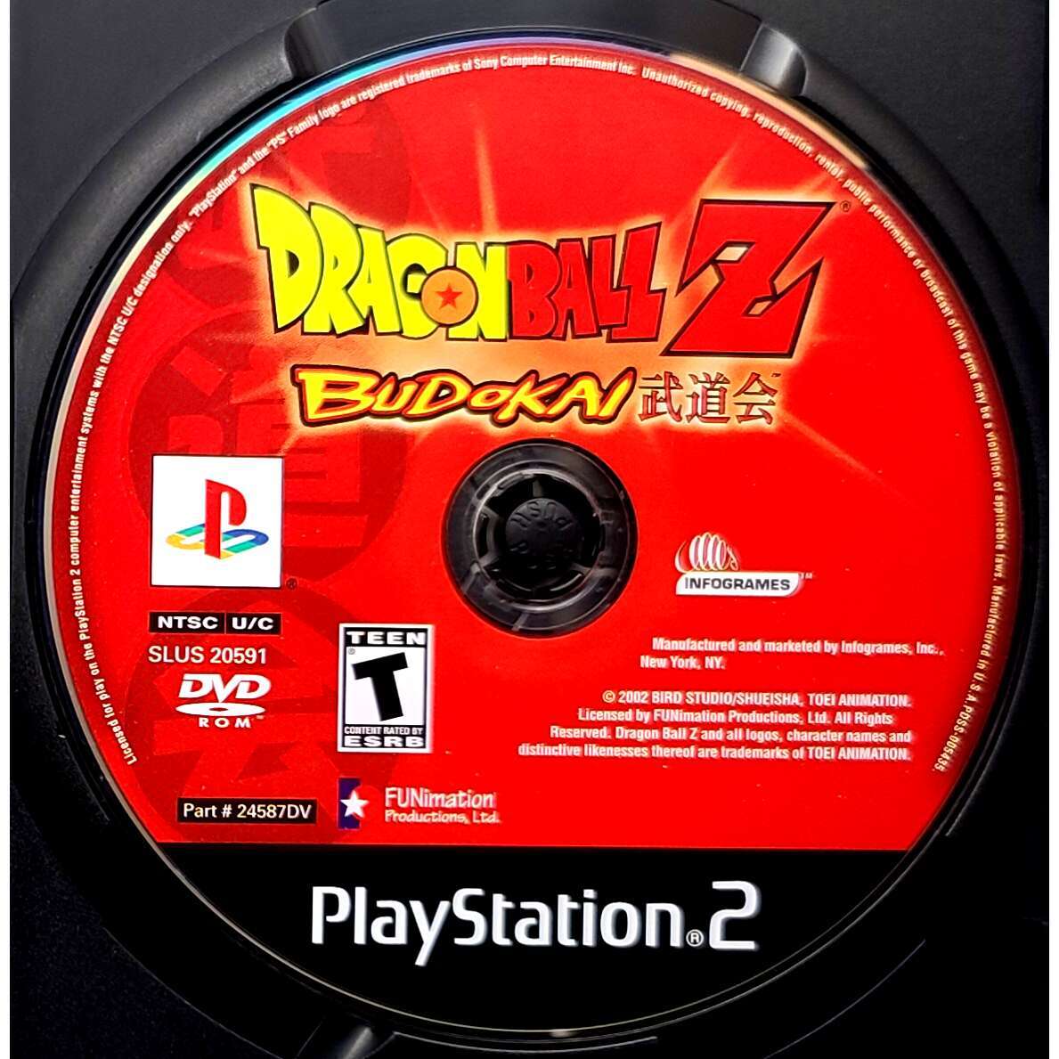 Dragon Ball Z Budokai – Sony Playstation 2 Pristine 180 Day Guarantee PS2