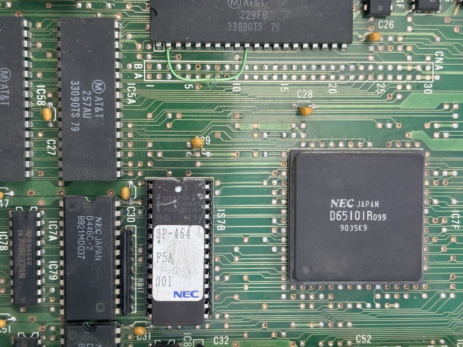 Rare Mystery 1991 NEC Arcade PCB Dual Stack Board SP-464 PZ-M177 Untested
