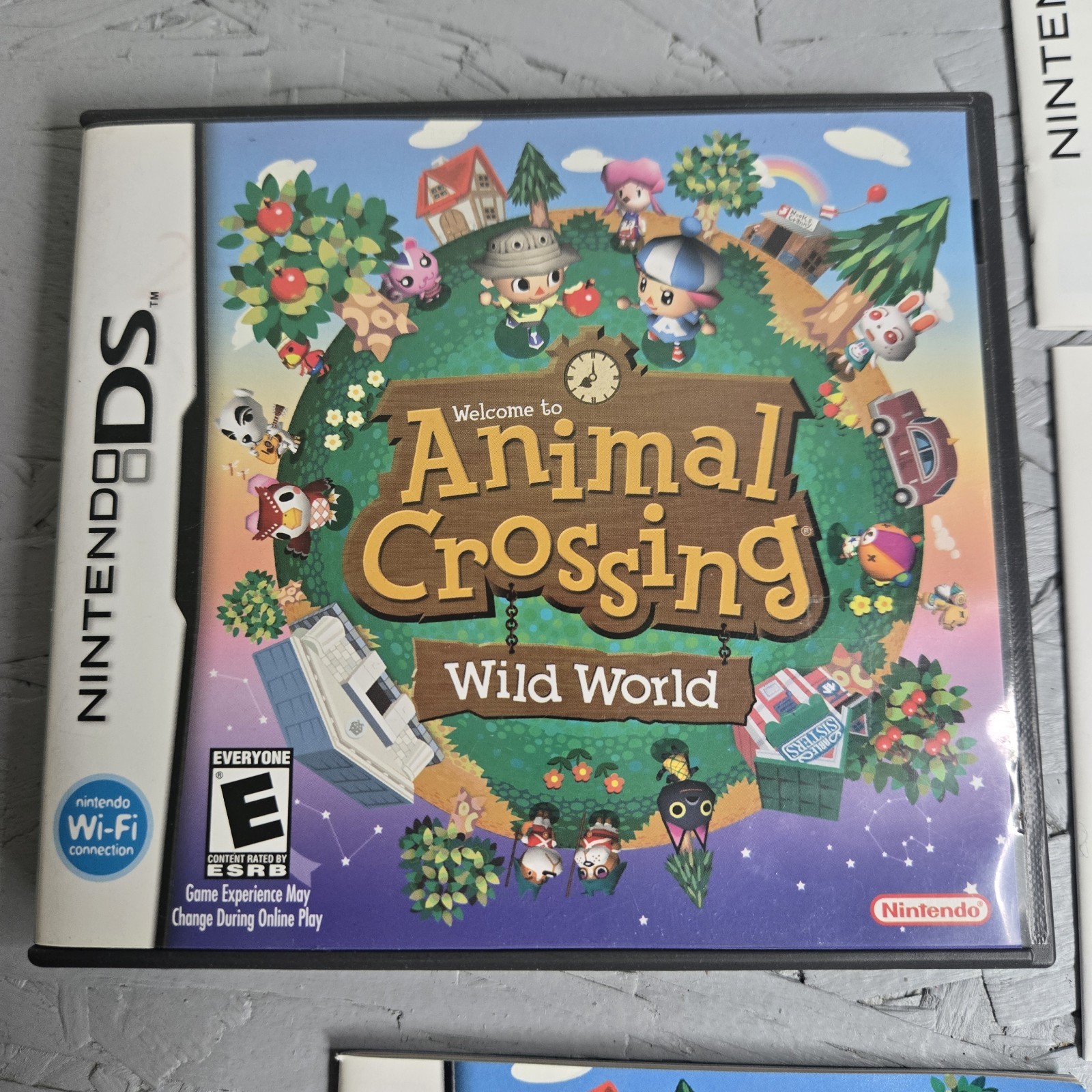 Animal Crossing Wild World DS Complete CIB Manual Untested Authentic Nintendo