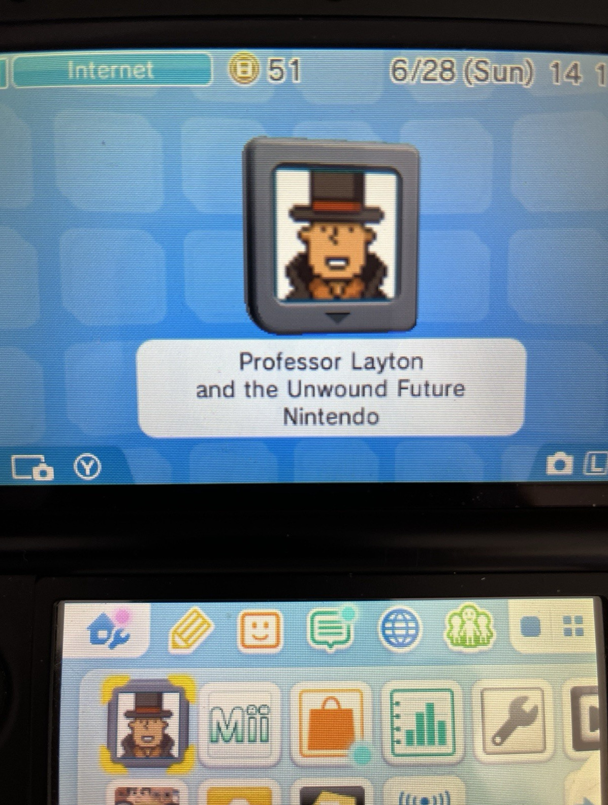 Professor Layton and the Unwound Future Nintendo DS 3DS Game Only Tested/Works