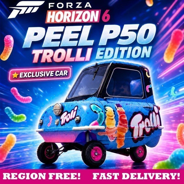 Forza Horizon 6: 1962 PEEL P50 -Trolli Promo Rare Collectors Item XBOX/PC