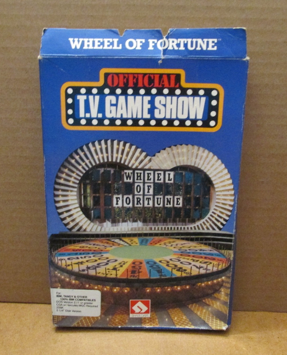 Wheel of Fortune PC Game IBM Tandy 1000