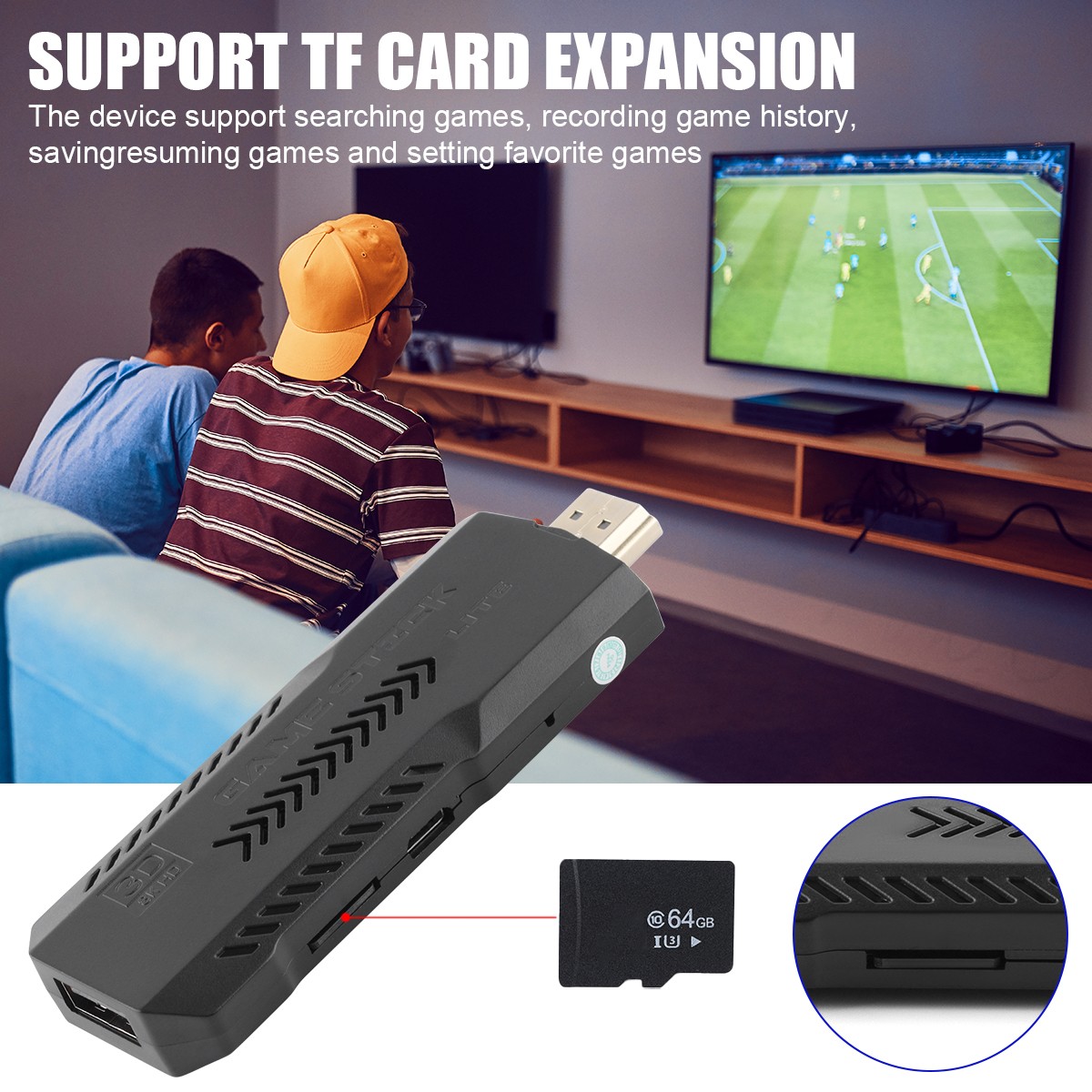 X2 Pro 4K Game Stick 35,000+ Games 256GB Dual Wireless Controllers Retro Console