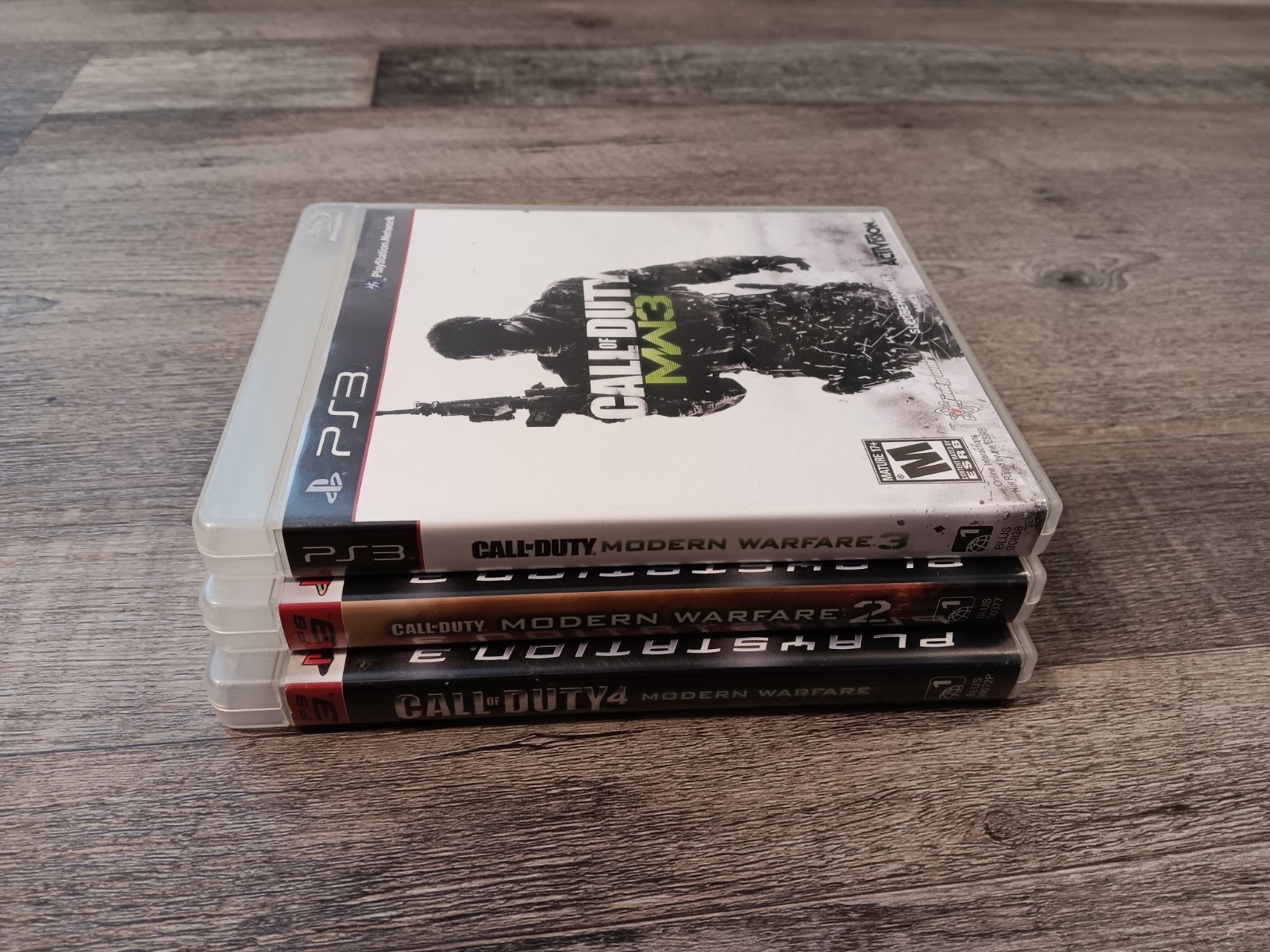 Call of Duty Modern Warfare Trilogy 1 2 3 COD MW PS3 PlayStation 3 Lot Of 3 CIB