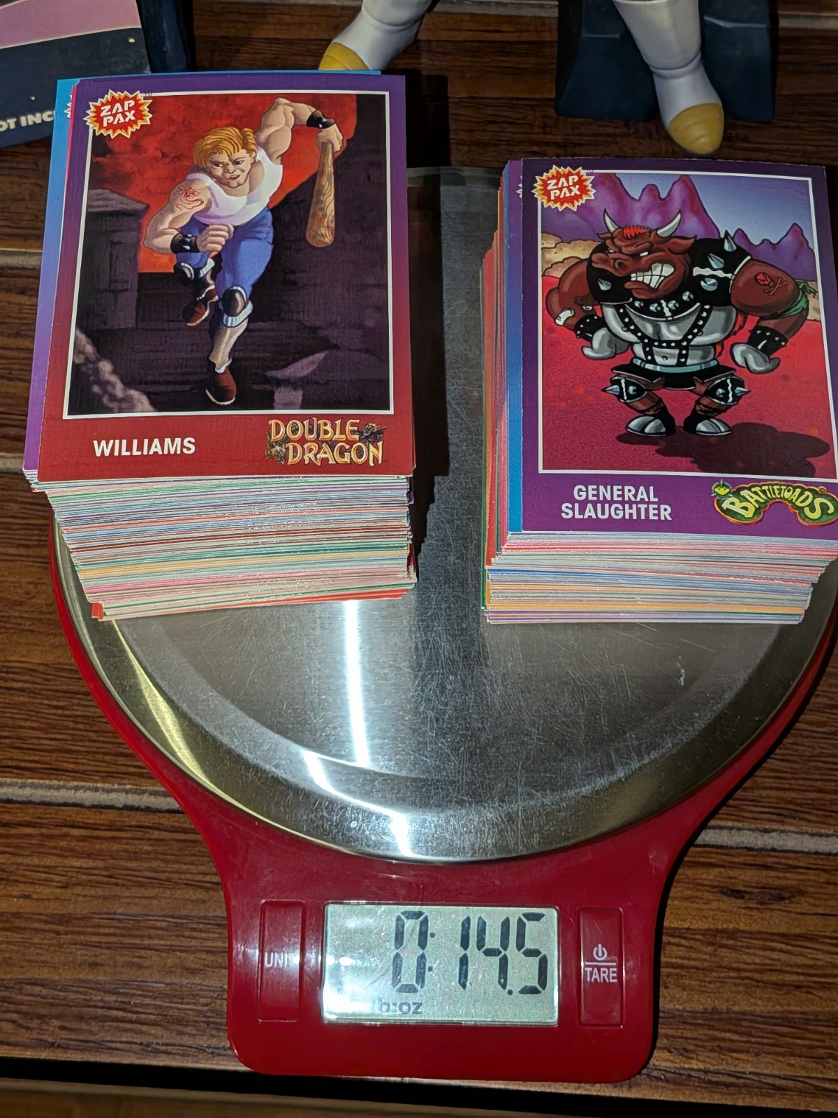 1992 Zap Pax NES NINTENDO Trading Cards. 14oz Of Cards. See Pics For Lot Details