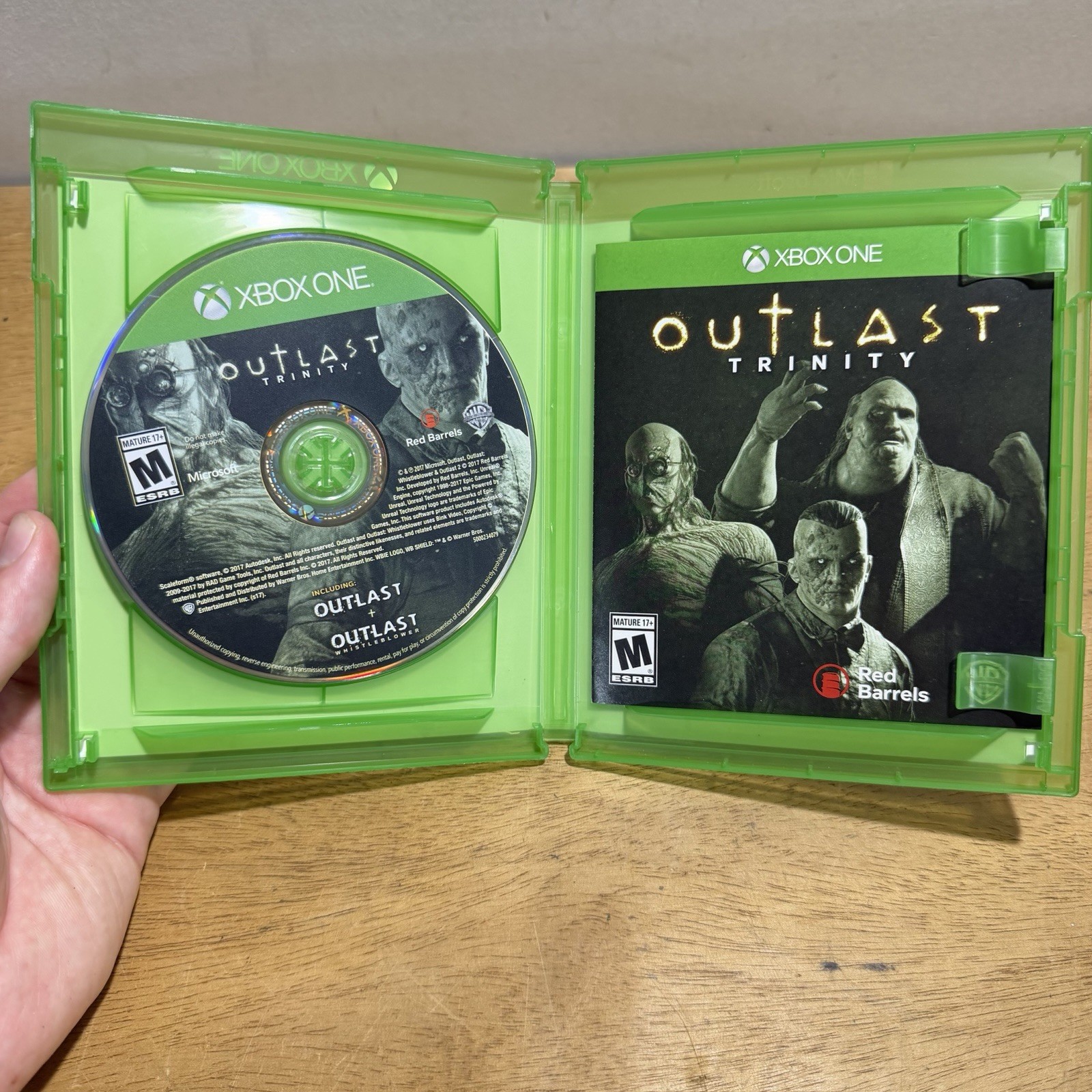 Outlast Trinity Xbox One (2 Discs) | CIB Complete, Tested, Clean Discs