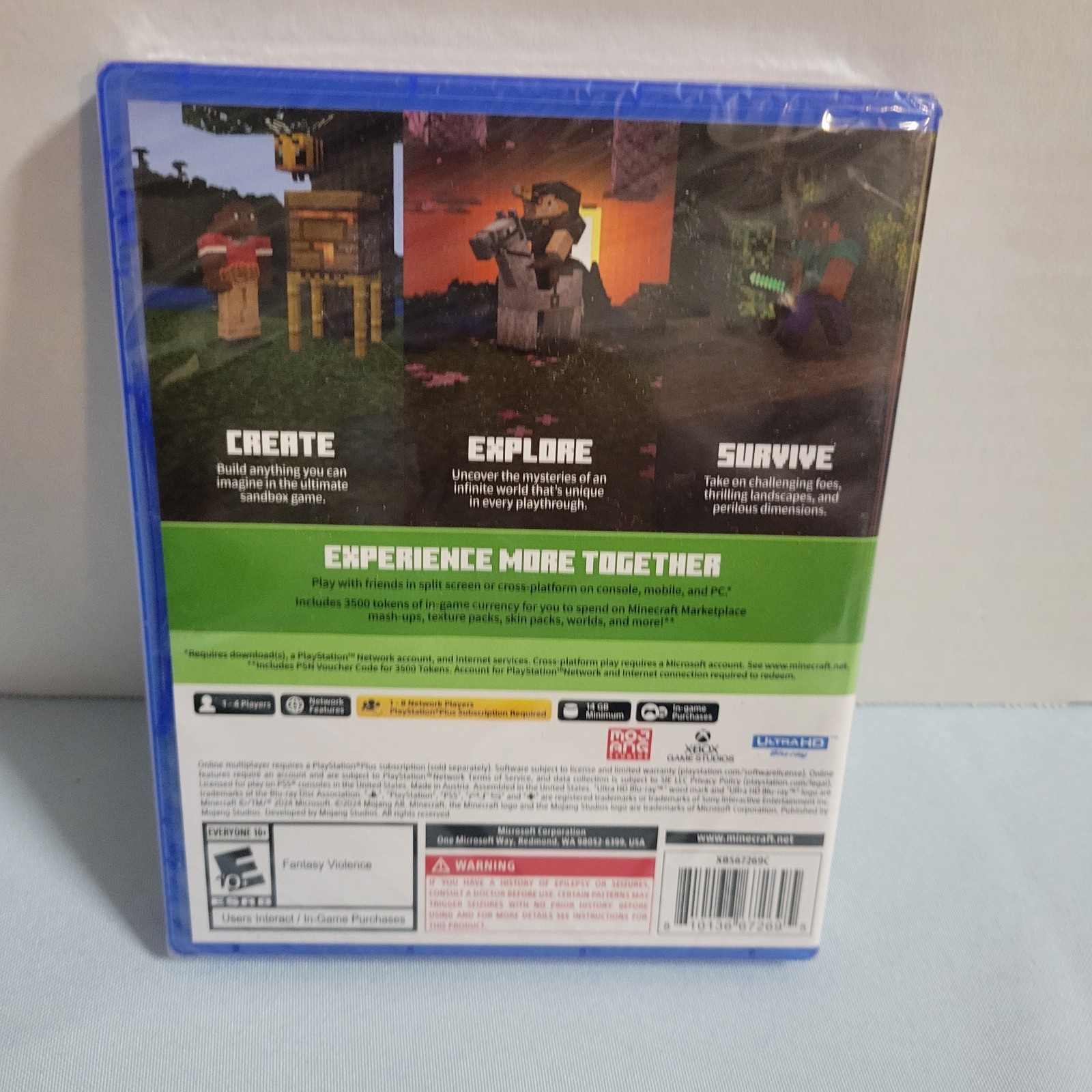 MINECRAFT PS5 GAME (NEW, SEALED)