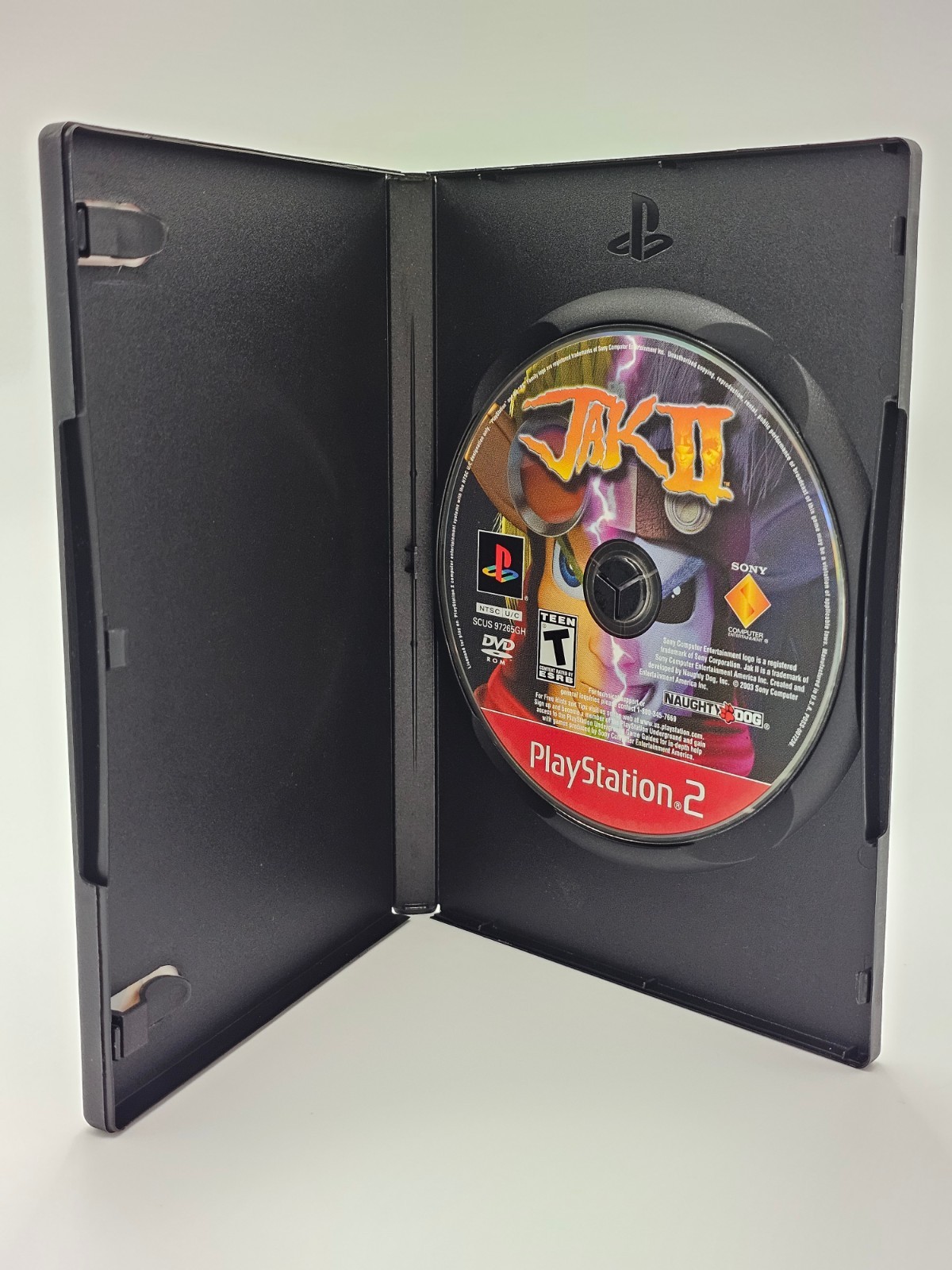 Sony Playstation 2 PS2 Jak II Disc + Case Cleaned & Tested