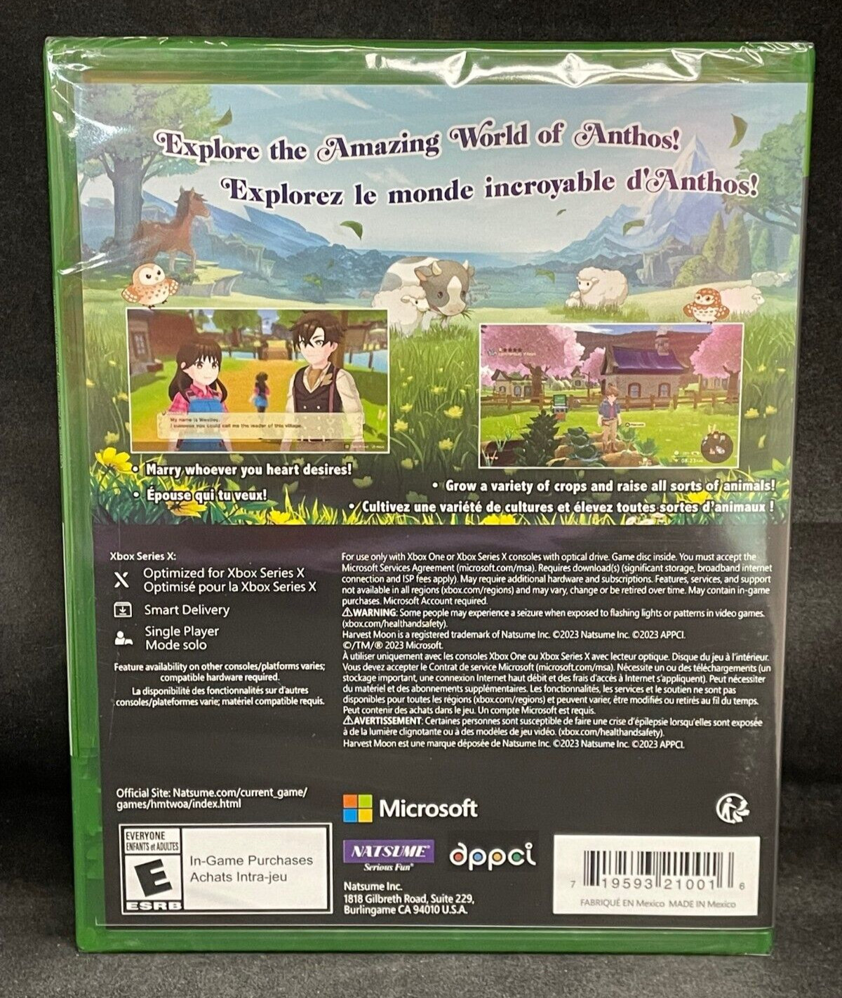 Harvest Moon: The Winds of Anthos (Xbox Series X / Xbox One) BRAND NEW