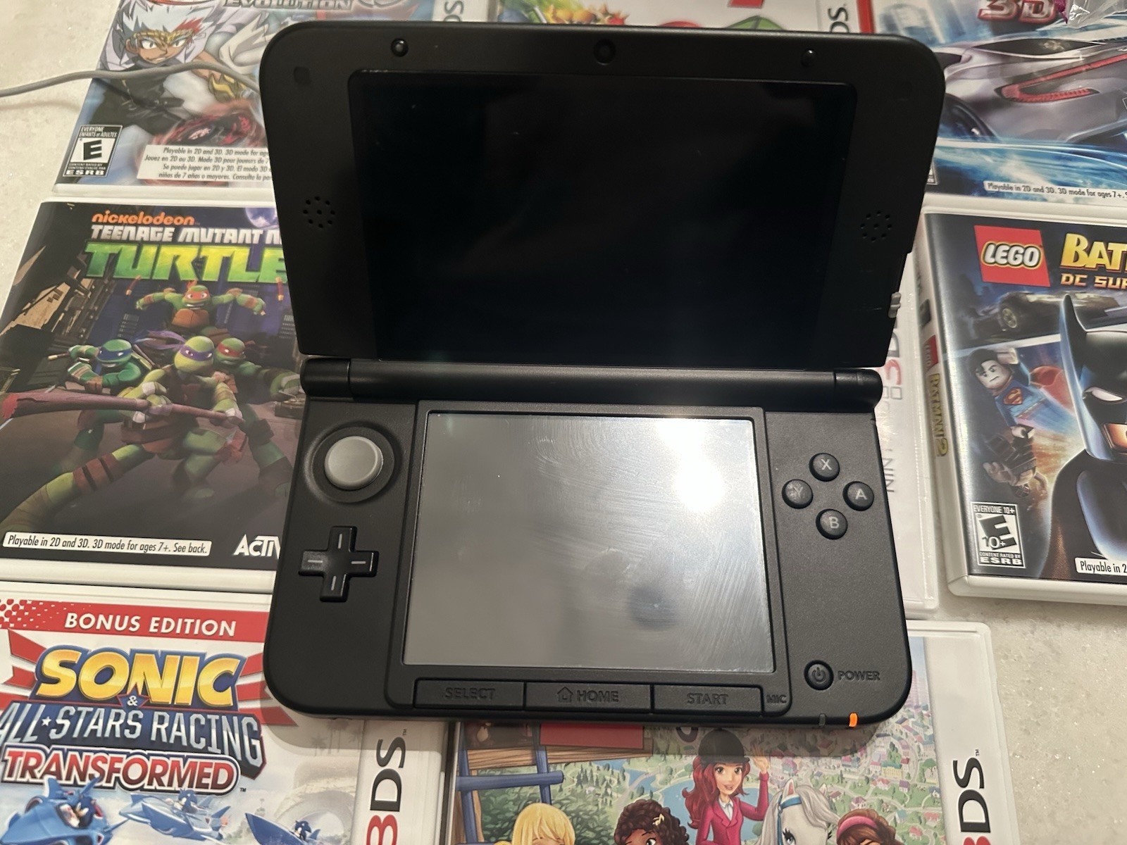 Nintendo 3DS XL Black Handheld System Wi-Fi Capability