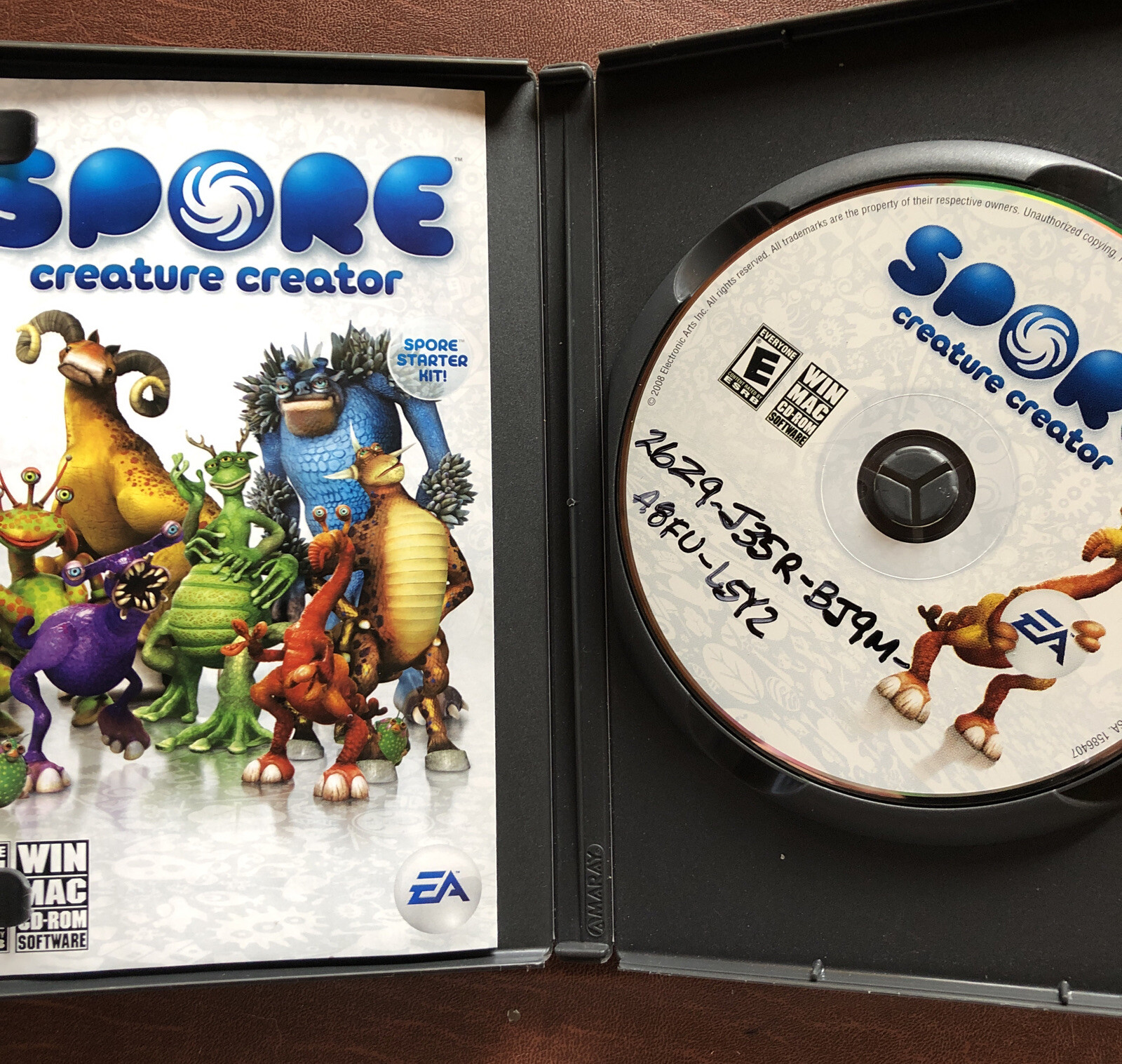 Spore Creature Creator & SPORE- PC/MAC Video Games Lot Of 2