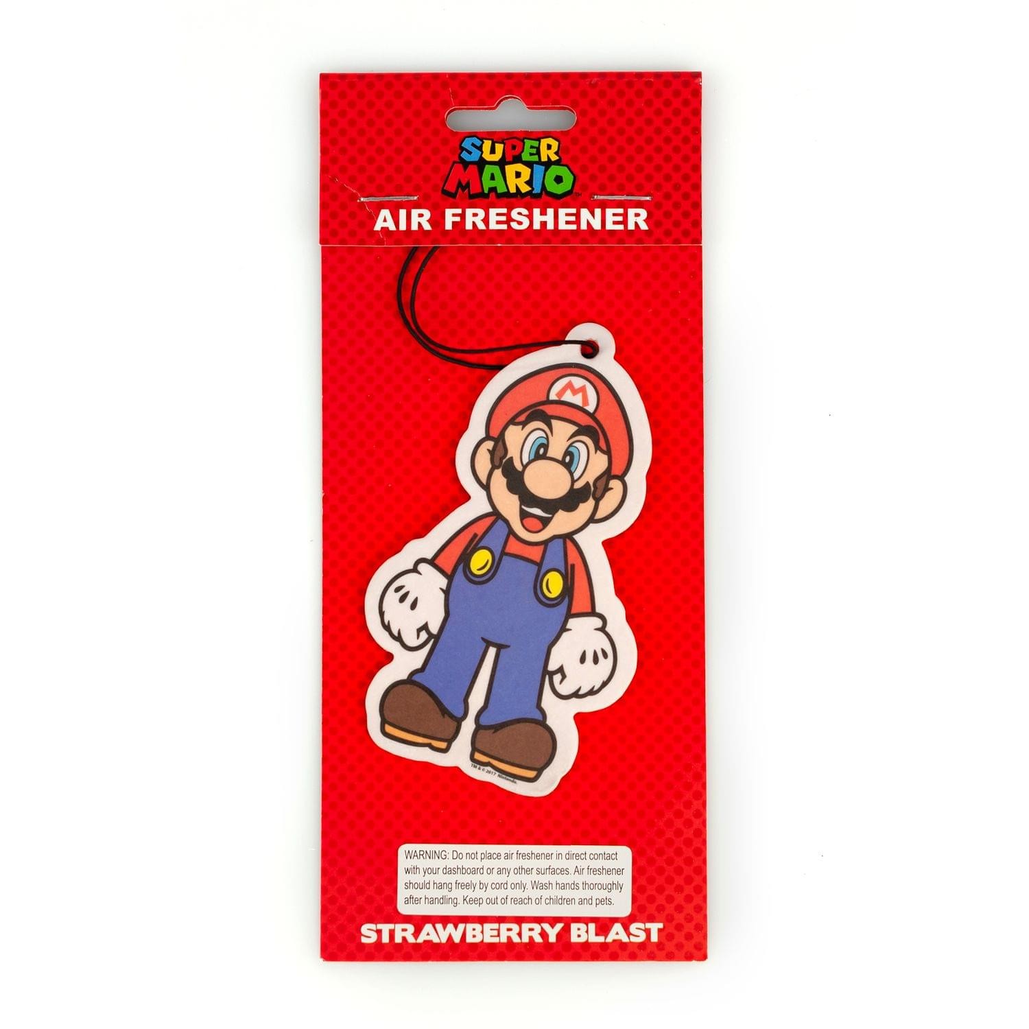 Super Mario – Mario Air Freshener | Licensed Nintendo Accessory-Strawberry Scent