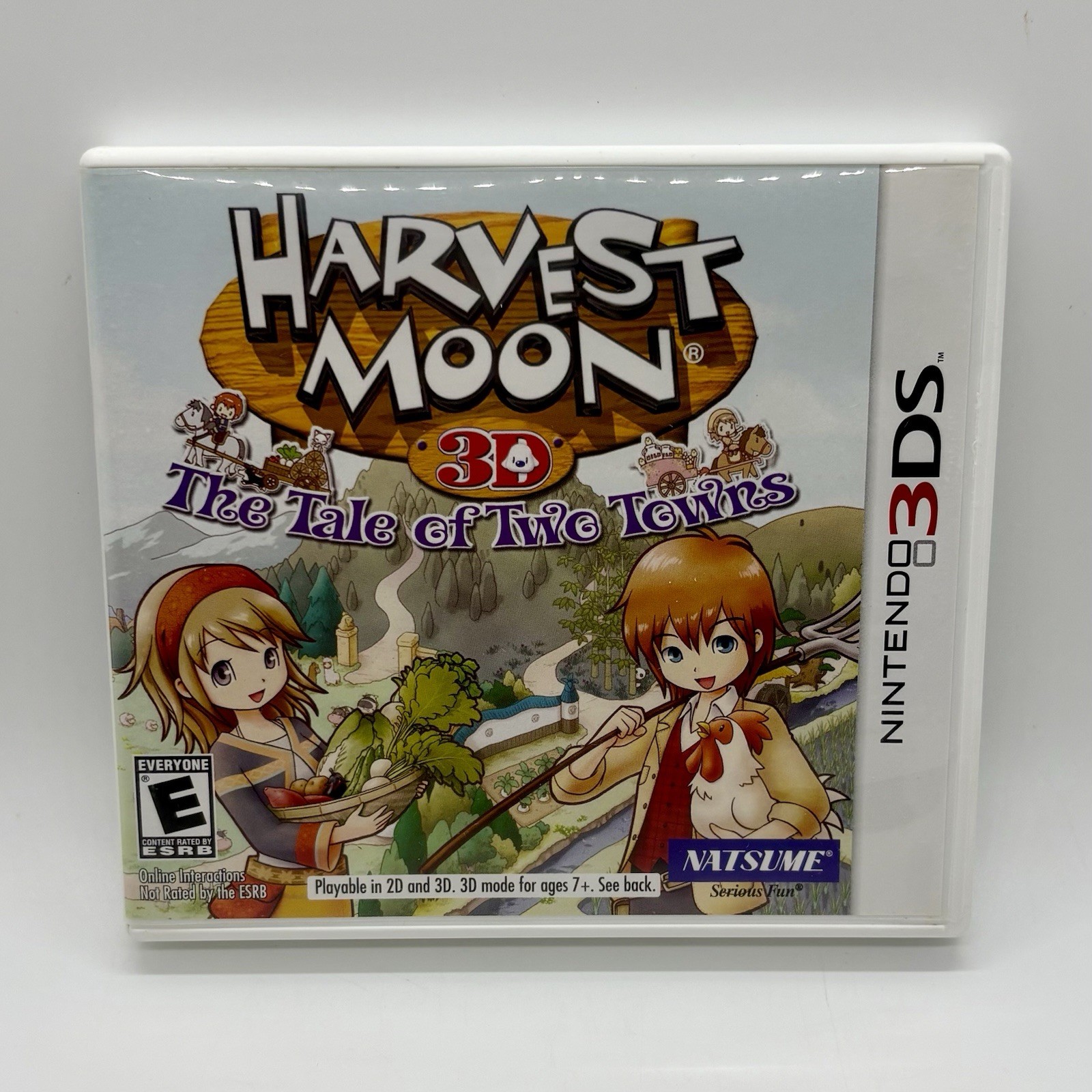 Harvest Moon 3D: The Tale of Two Towns (Nintendo 3DS) CIB Complete Tested