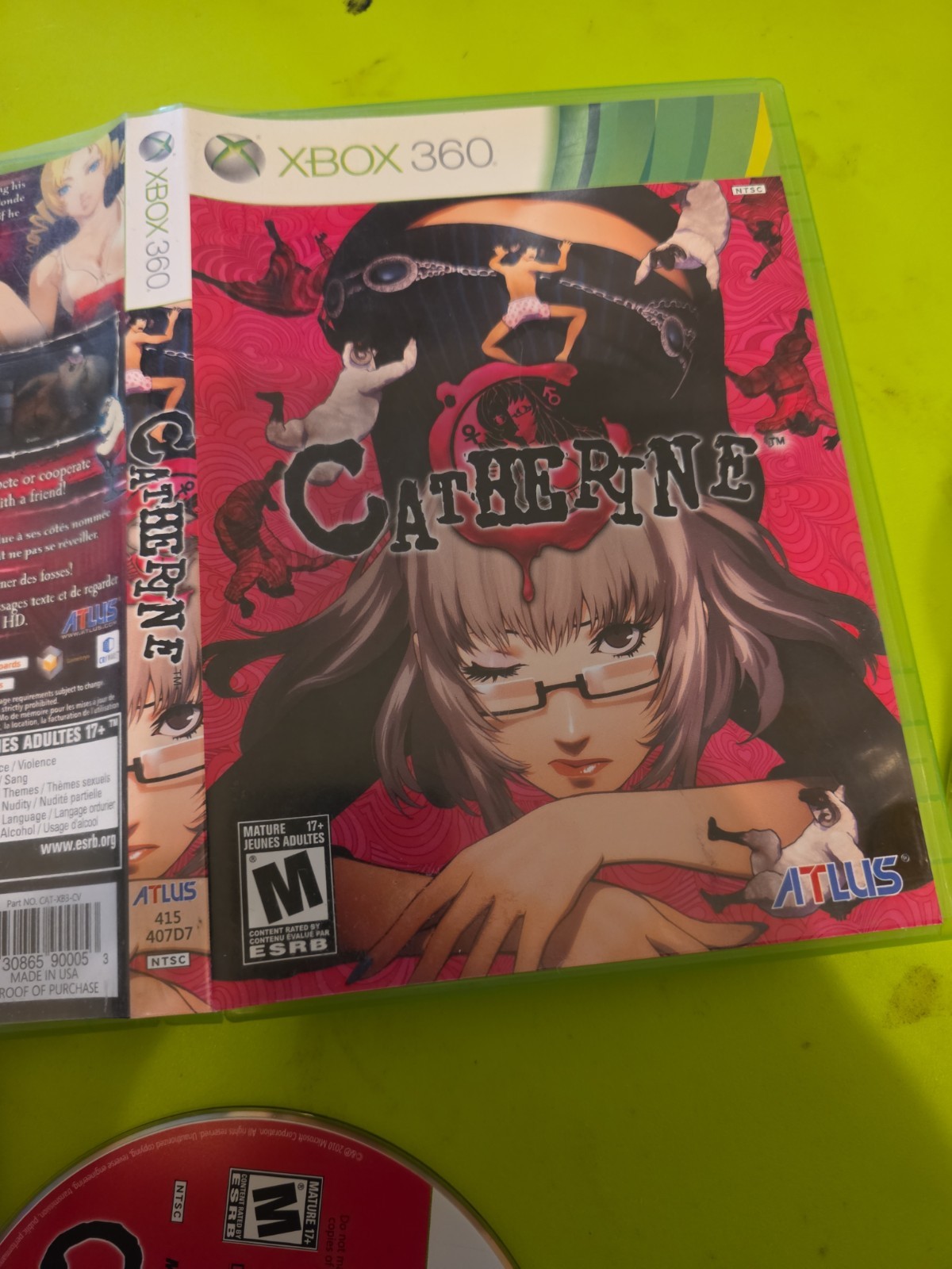 Catherine Microsoft Xbox 360 Authentic Free Fast Shipping