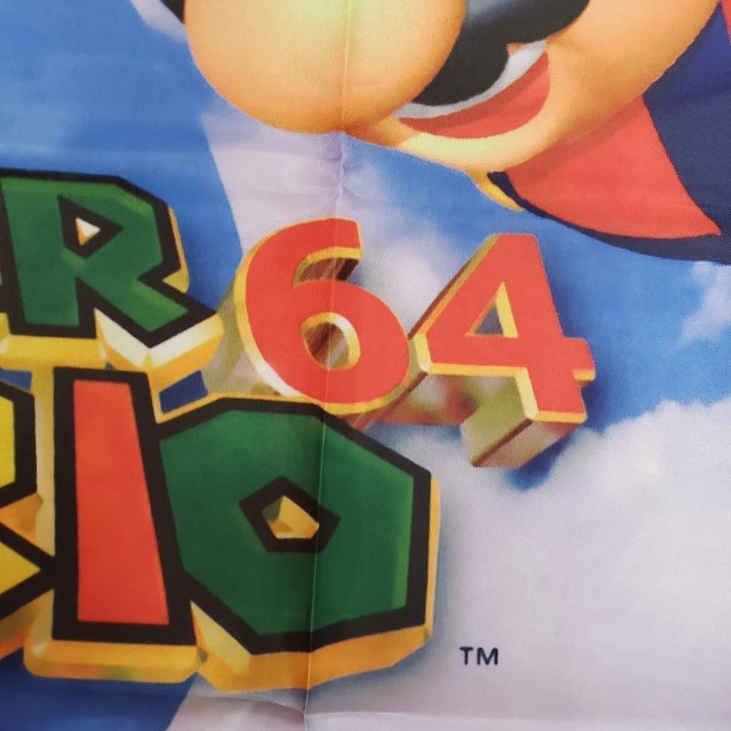 Super Mario 64 Wall Flag Banner Tapestry 2 x 3 Ft, N64