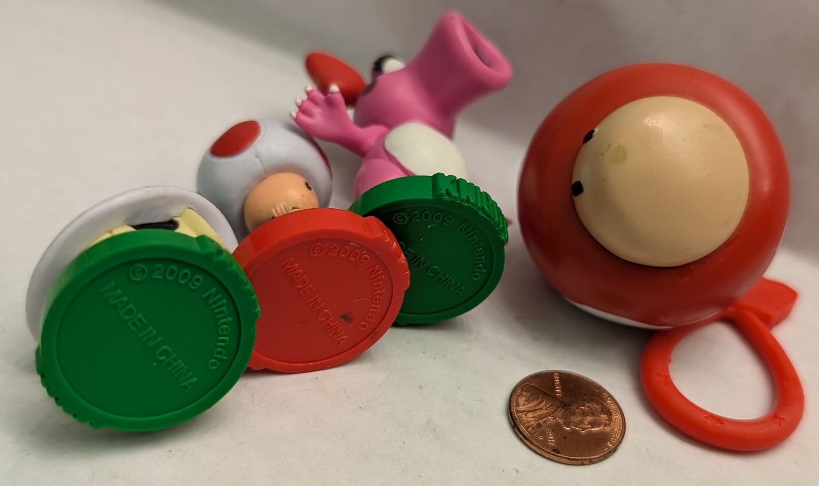 Nintendo Super Mario lot.Mushroom Power-Up Backpack Clip+CHESS Pieces 3 Figures