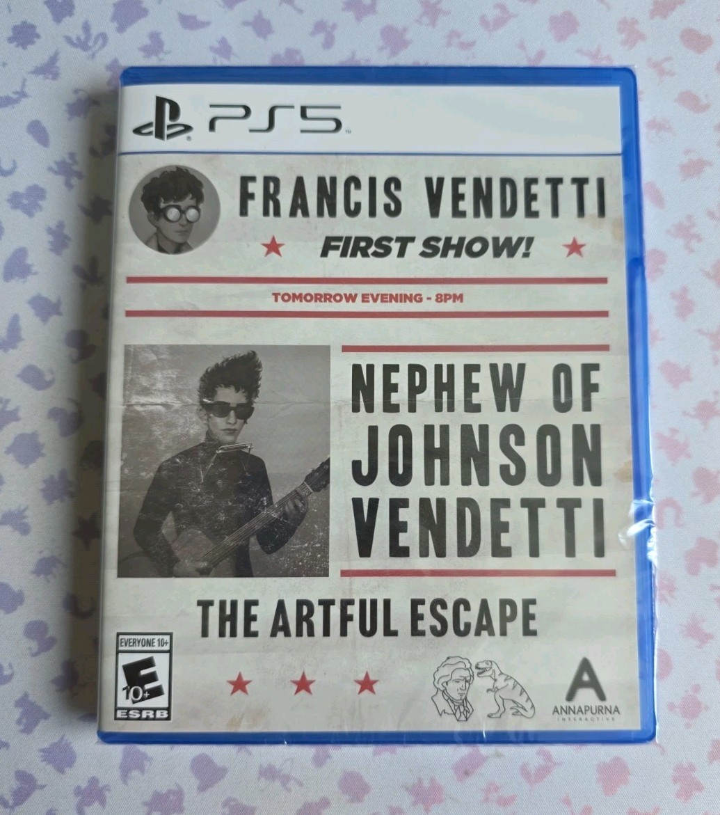 The Artful Escape (PS5) – RARE & Sold Out iam8bit Exclusive Edition with Extras!