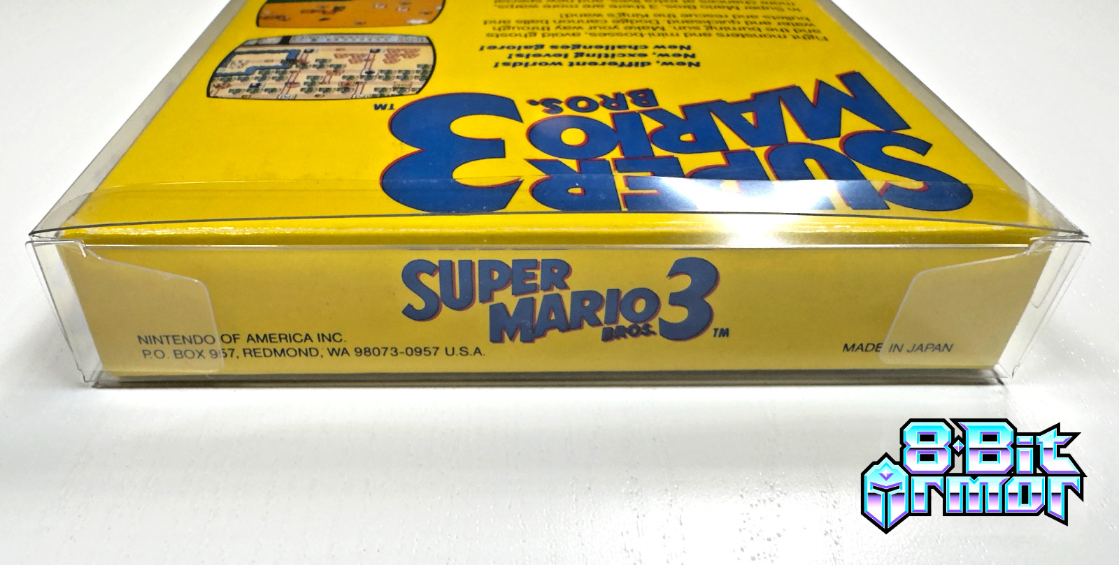 3 Box Protectors for NINTENDO NES Video Game Boxes! Clear Display Cases CIB New