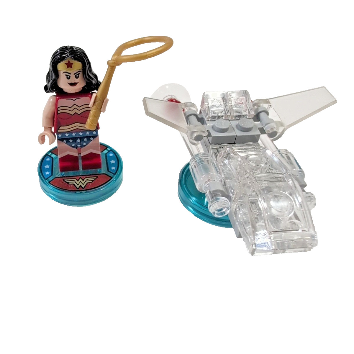 LEGO Dimensions DC Wonder Woman & Invisible Jet Fun Pack, UNTESTED, SOLD AS IS