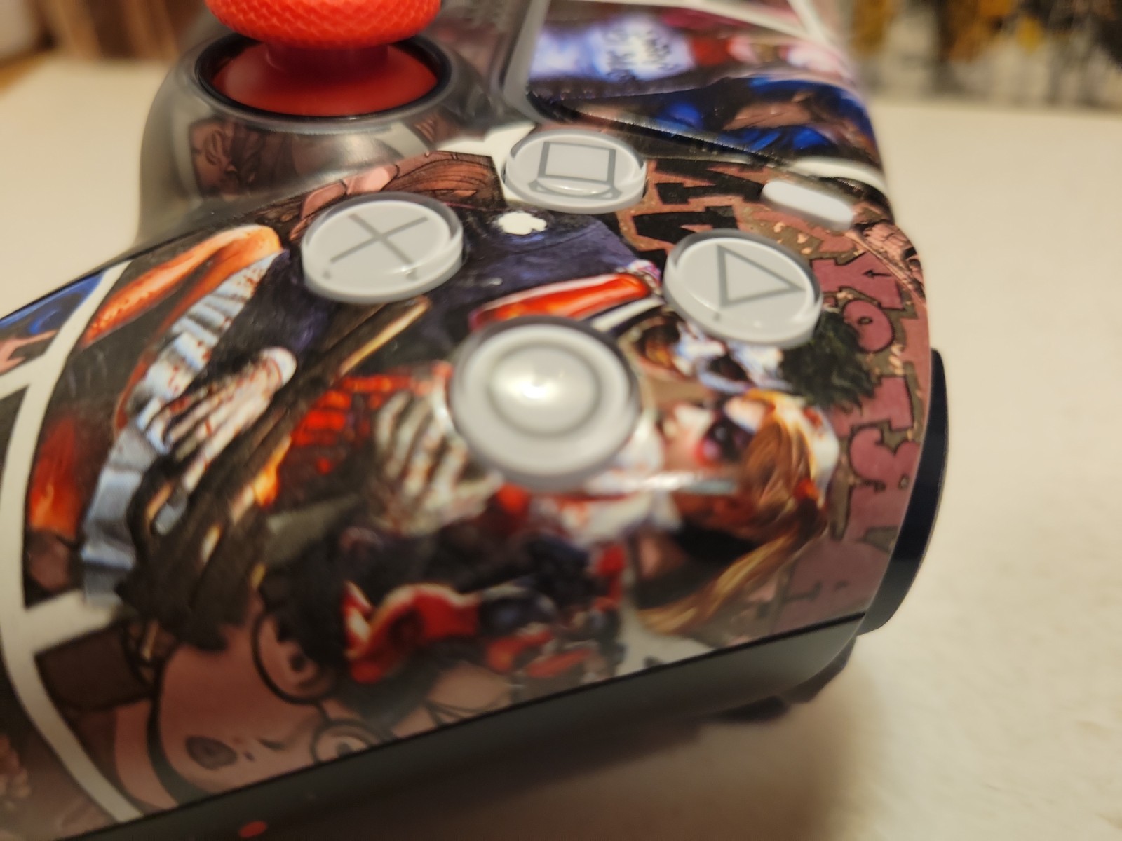 TMR Analogs Full Clicky Kit Custom Harley Quinn Hydro Dip Ps5 Controller