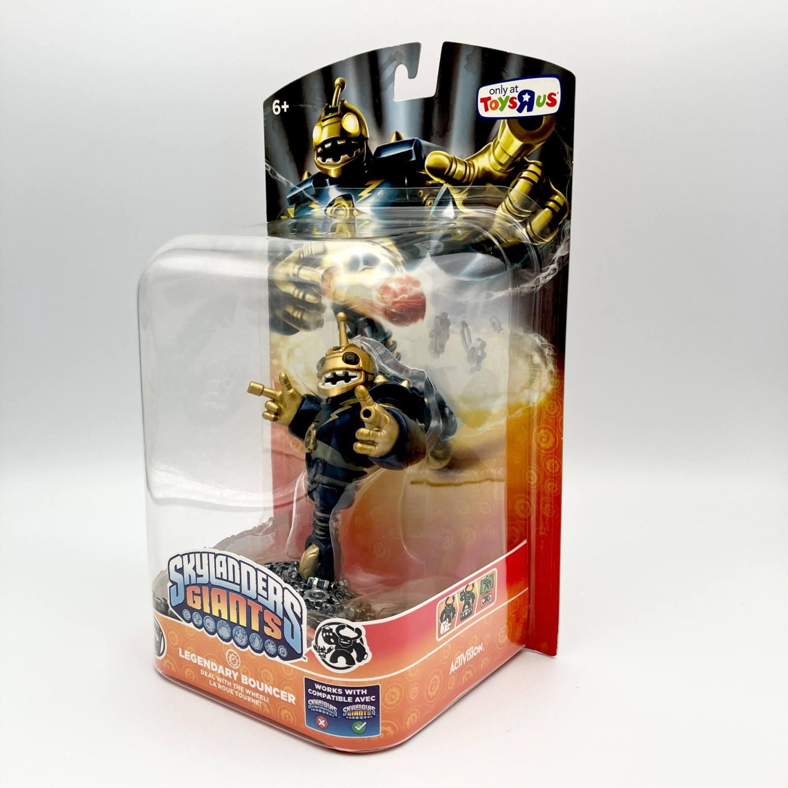 Skylanders Giants Legendary Bouncer Figure Toys R Us Exclusive NEW SEALED