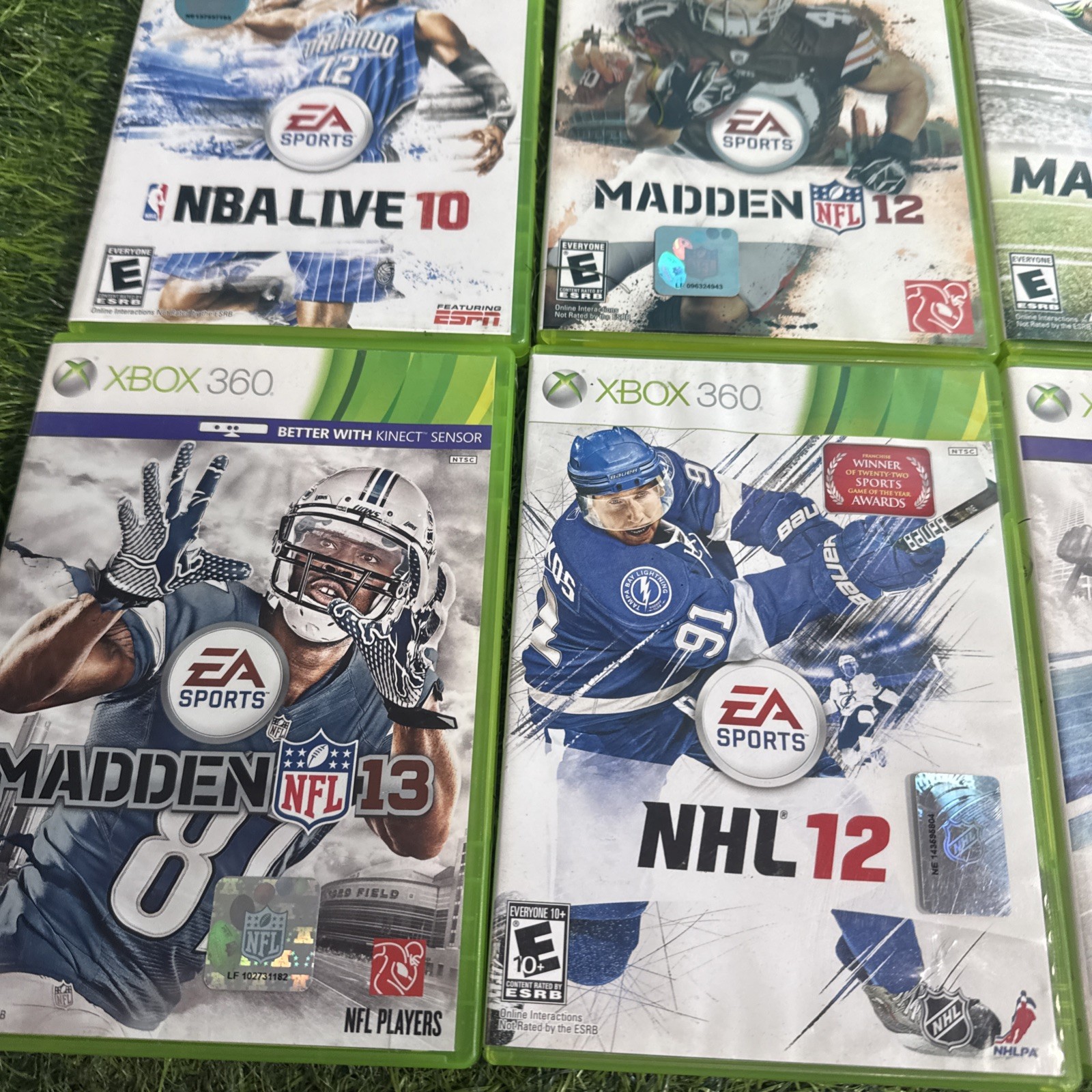 Lot of 12 XBox 360 SPORTS GAMES MLB MADDEN 2K 11 12 13 14 15