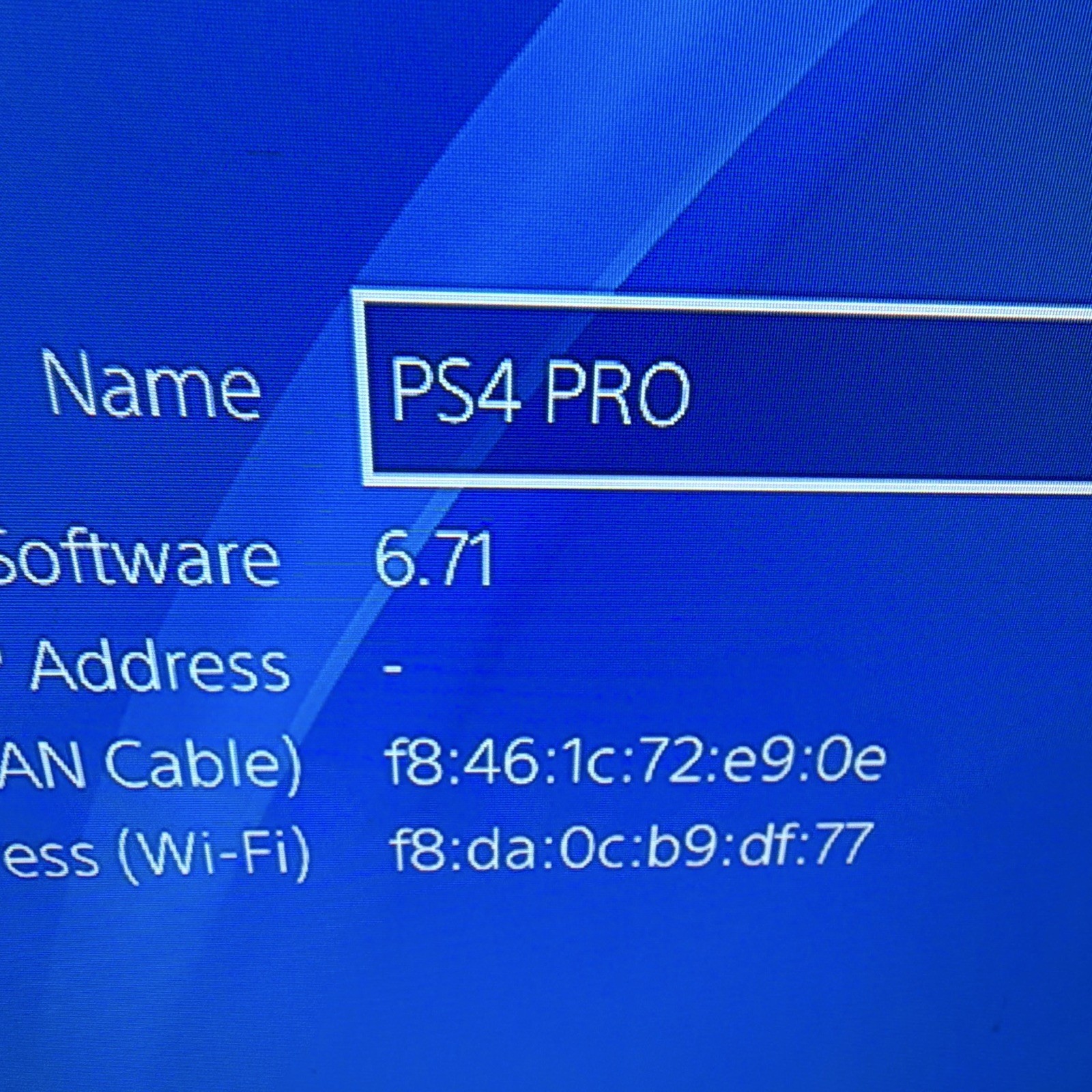 Low Firmware 6.71 PlayStation 4 Pro 1TB JailBreakable Console only