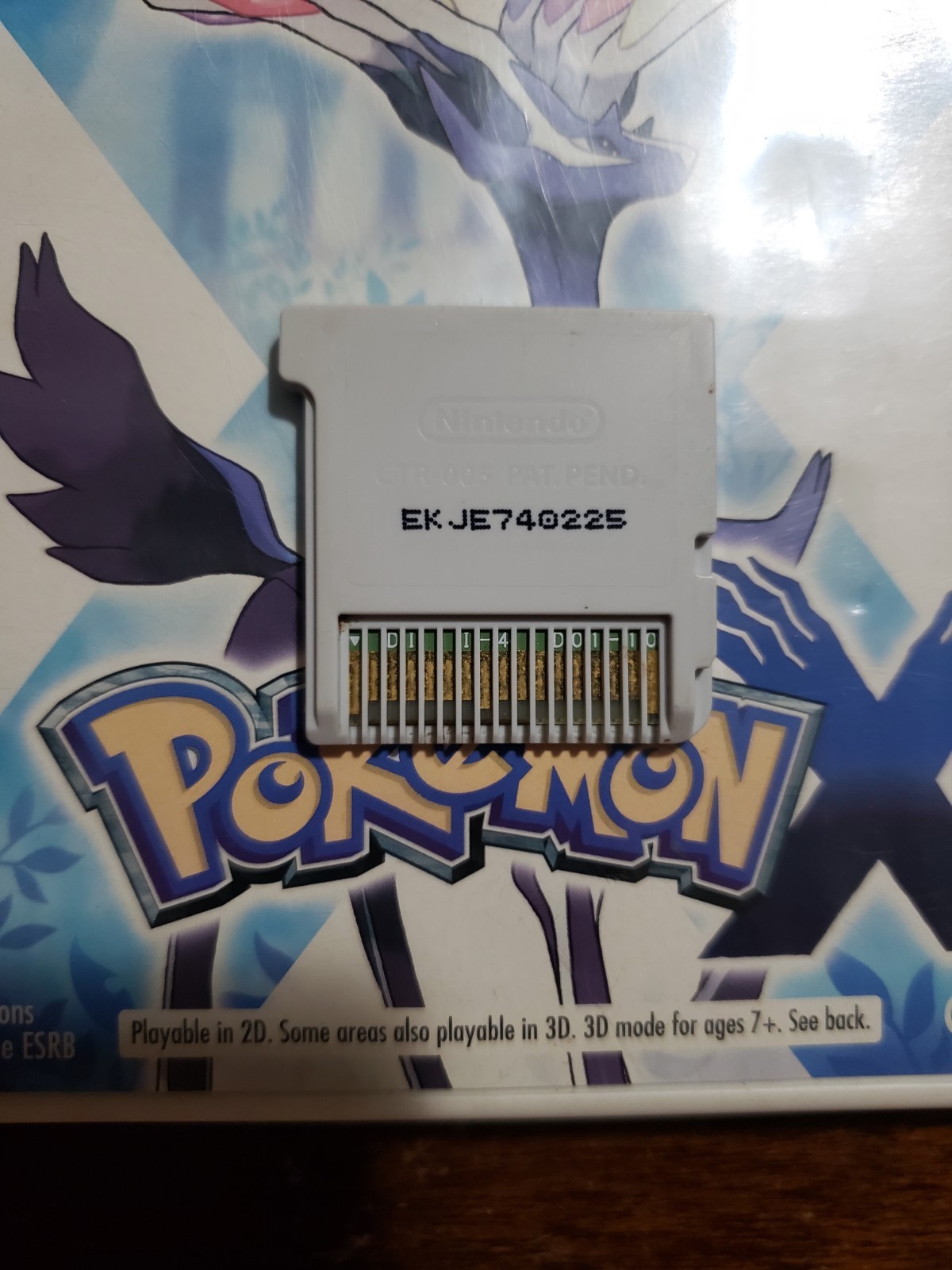 Pokemon X (Nintendo 3DS, 2013) Case Manual/Inserts & Game Cartridge, Tested