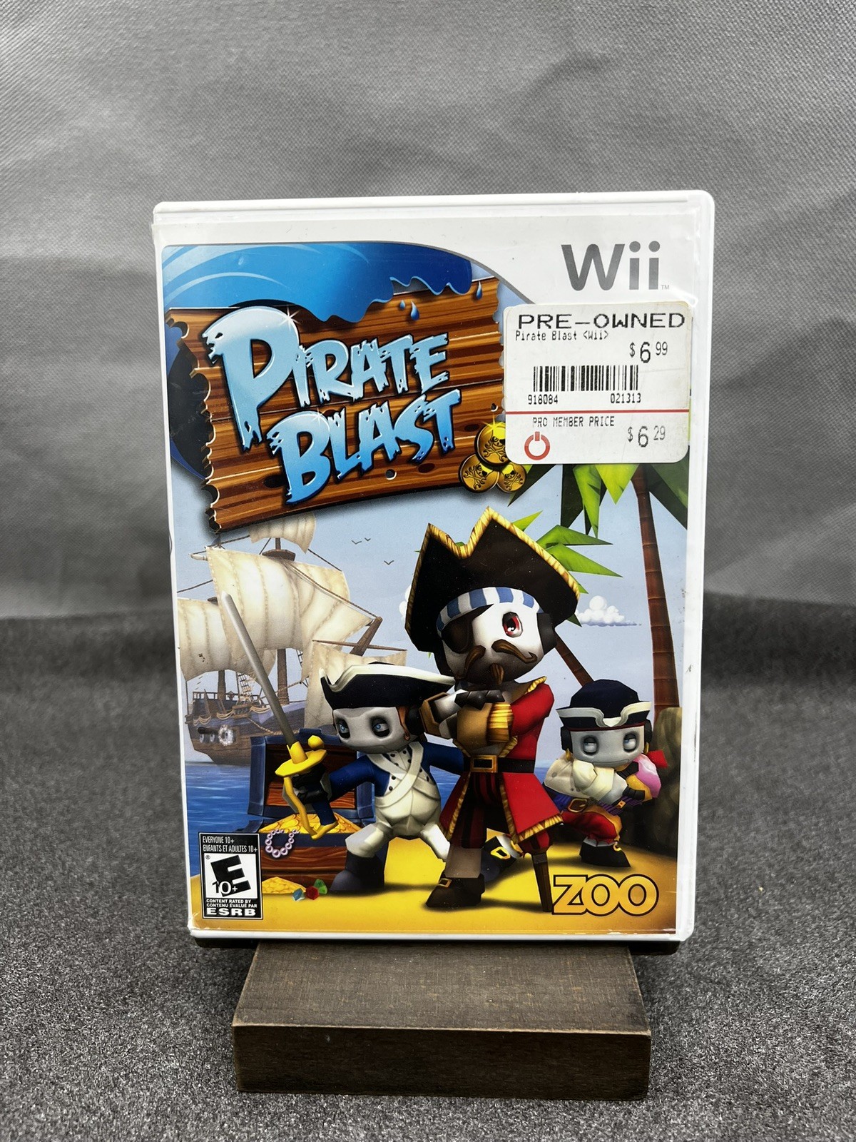 Rare! Pirate Blast (Nintendo Wii, 2011) COMPLETE CIB TESTED & WORKING