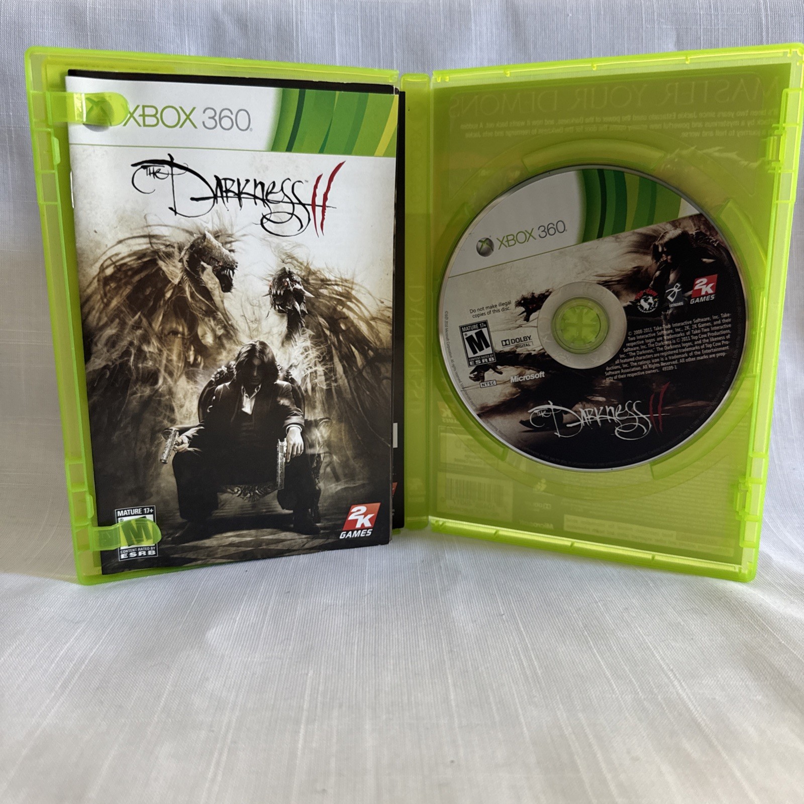 The Darkness II 2 Limited Edition / Microsoft Xbox 360 CIB Includes Poster