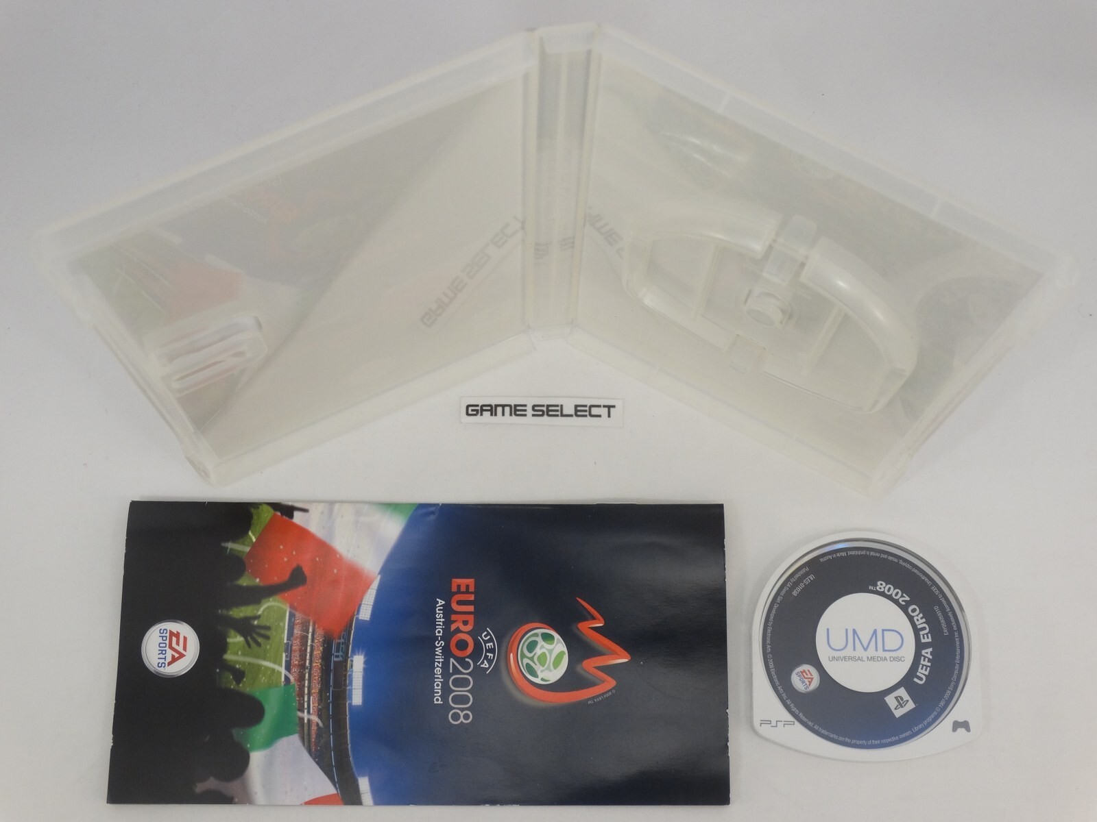 UEFA EURO 2008 Austria-Switzerland EA SPORTS Sony PSP PAL Complete Original
