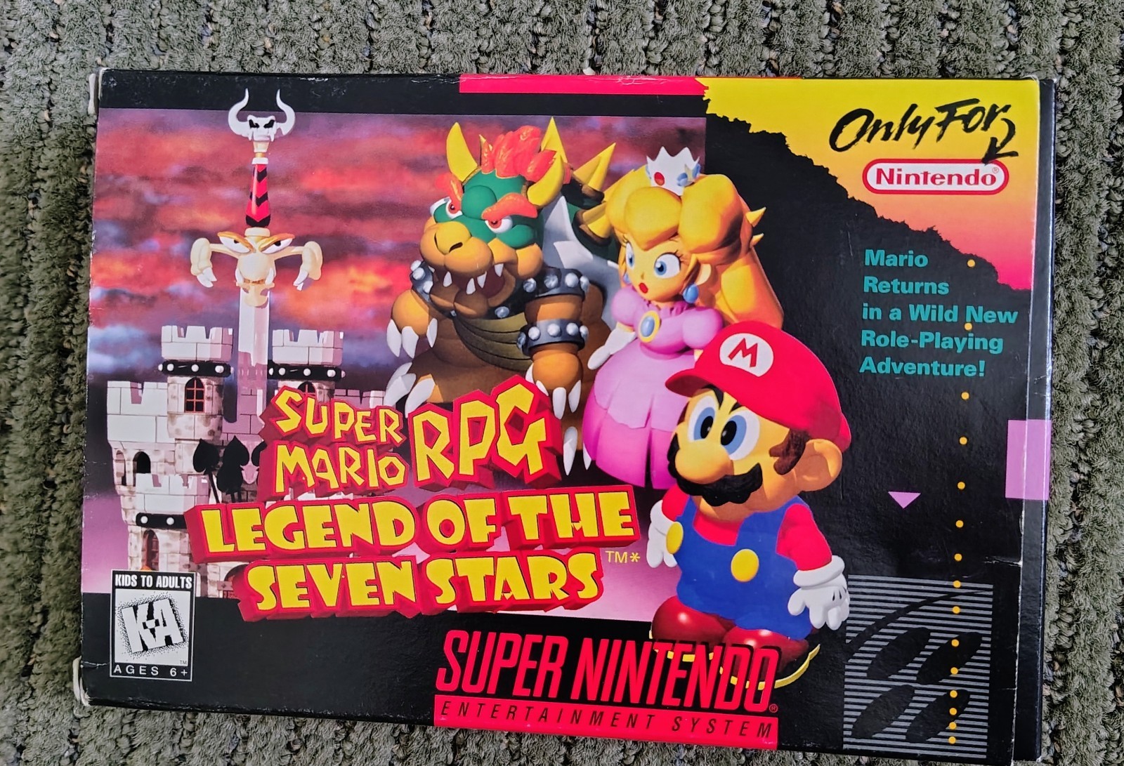 Super Mario RPG Legend of the Seven Stars Super Nintendo SNES CIB