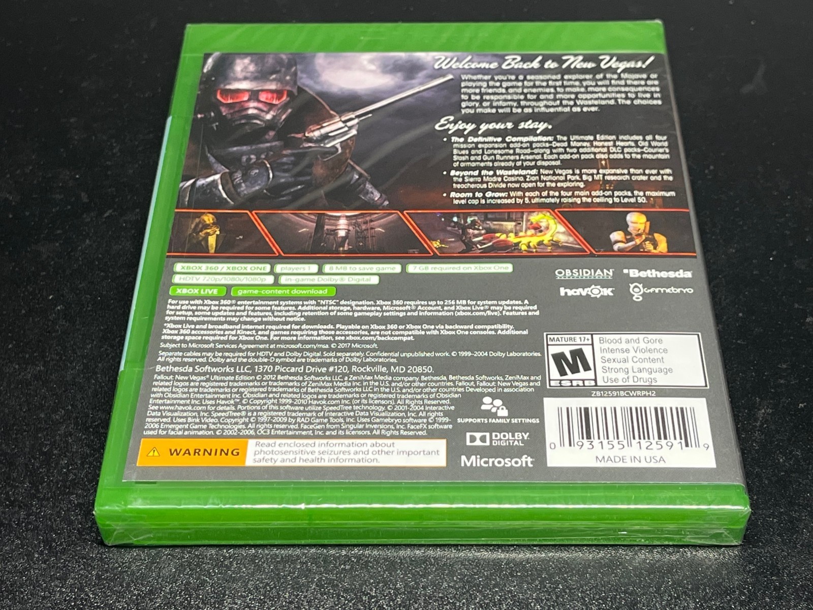 Fallout: New Vegas Ultimate Edition Xbox 360 Xbox One 🔥Fast Shipping🔥Sealed