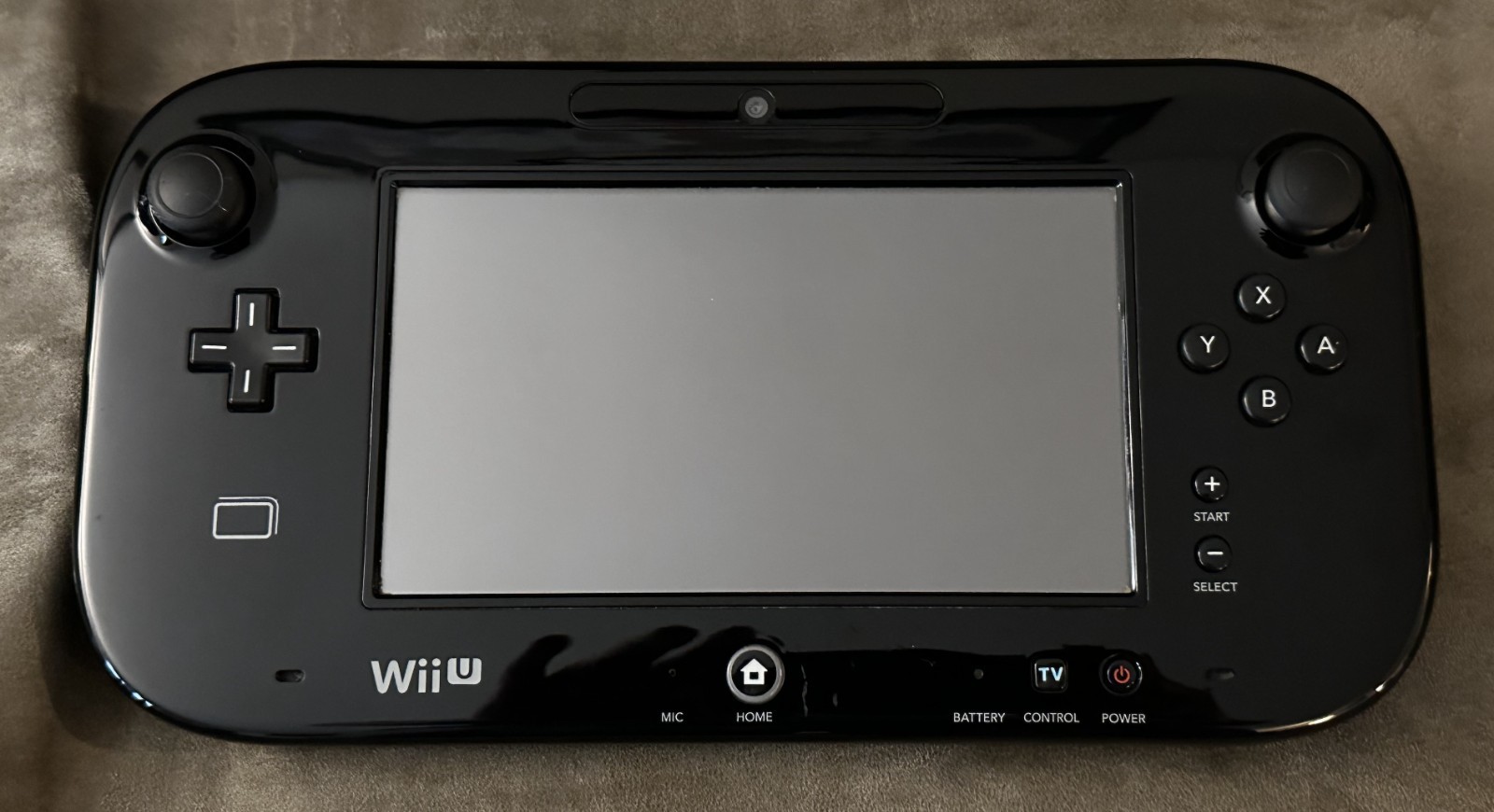Nintendo Wii U Console Black 32GB WUP-101 w/Super Mario 3D World (Works Great)