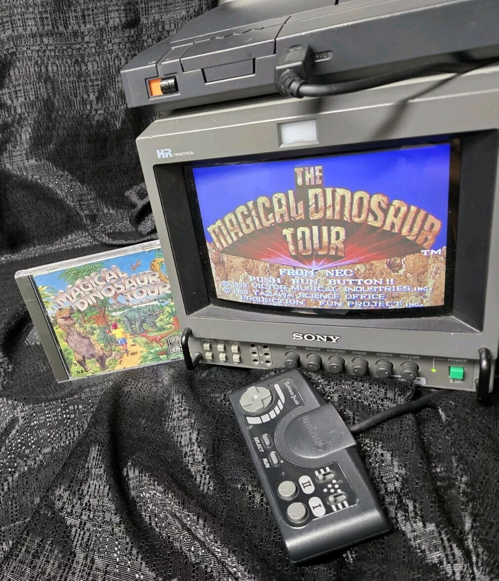 Magical Dinosaur Tour 1990 TurboGrafx CD TurboDuo