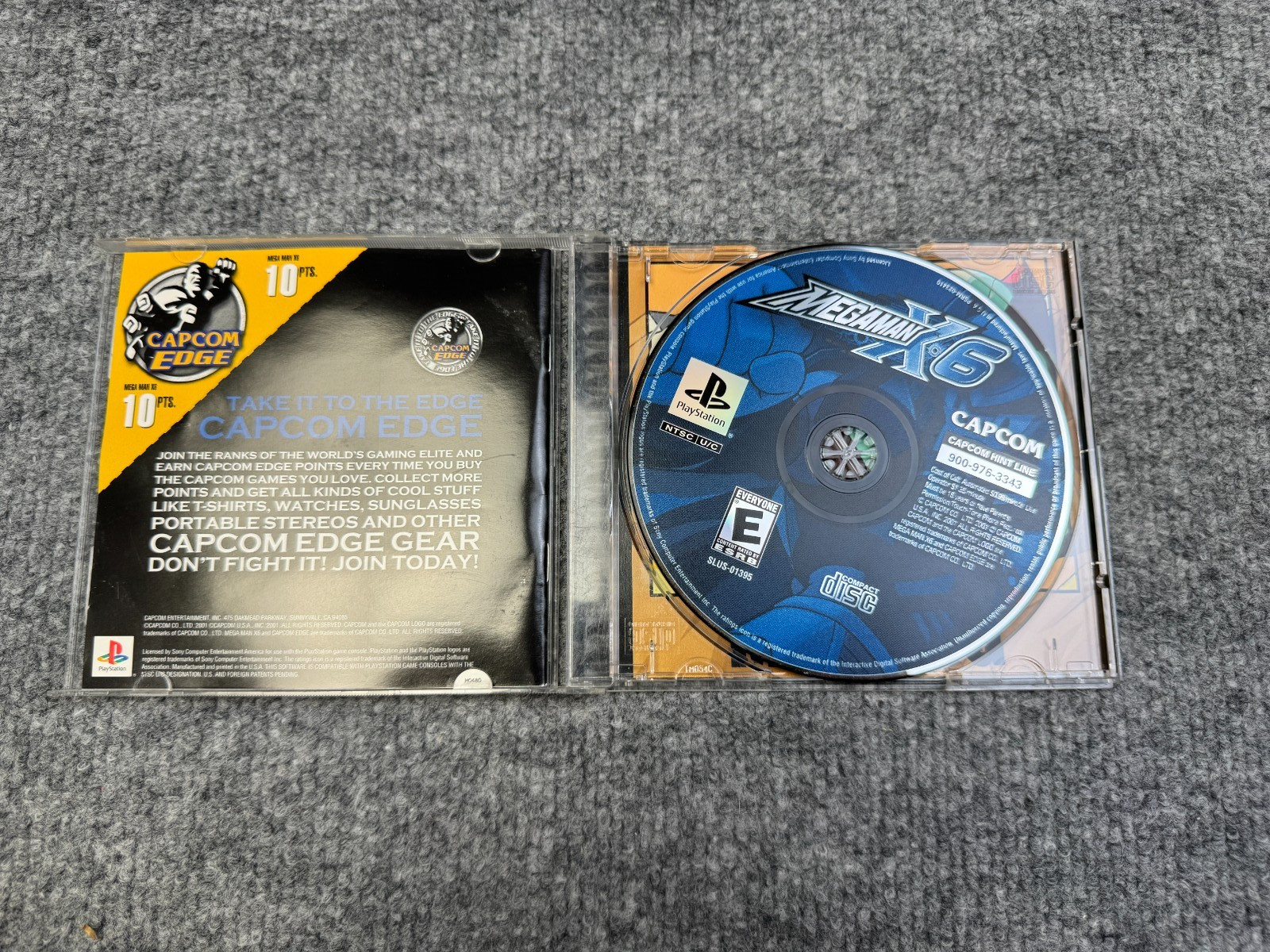 Mega Man X6 (PlayStation 1 PS1) Complete with Case & Manual