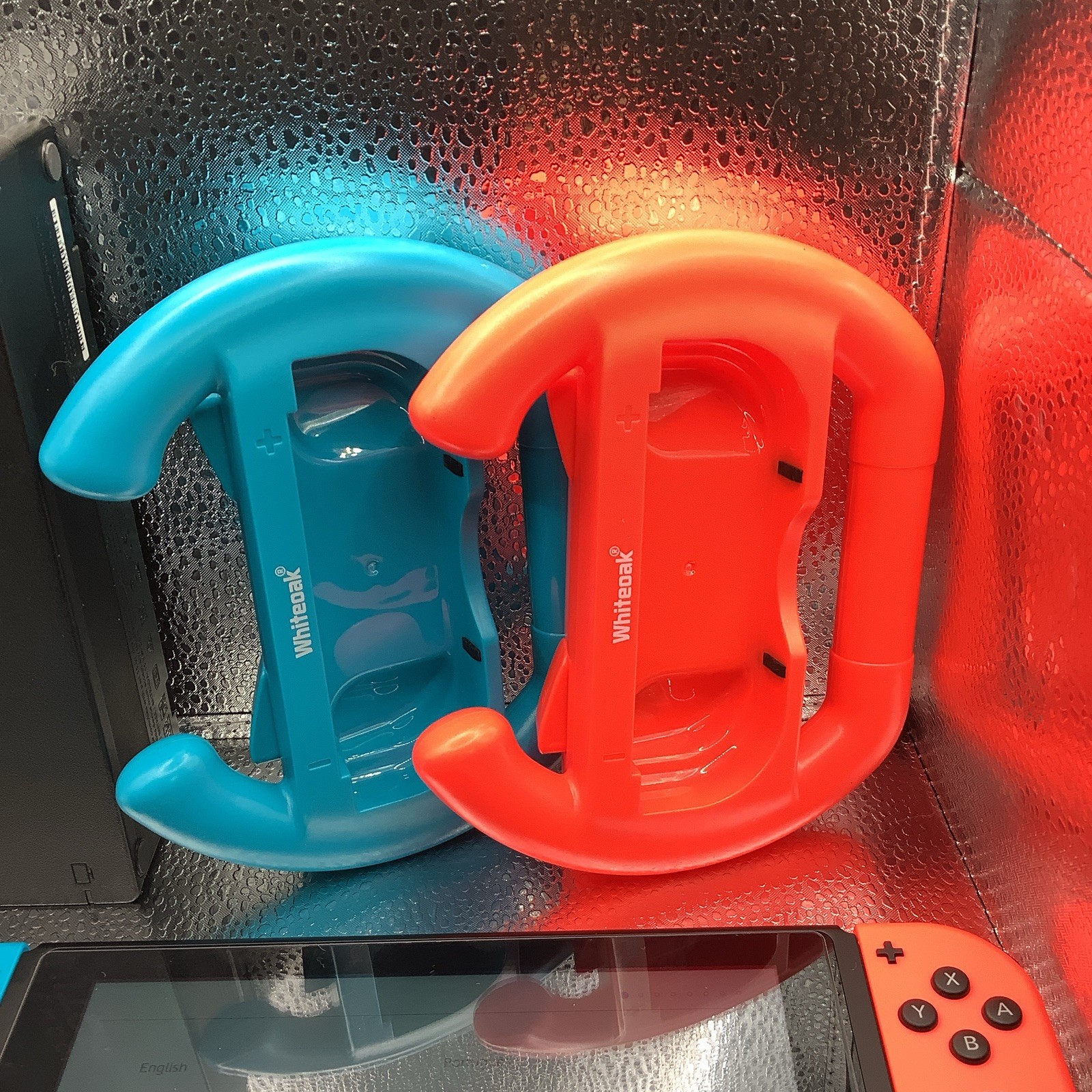 Nintendo Switch HAC-001(-01) 32GB Wi-Fi Console w/ Neon Red/Blue Joy-Con