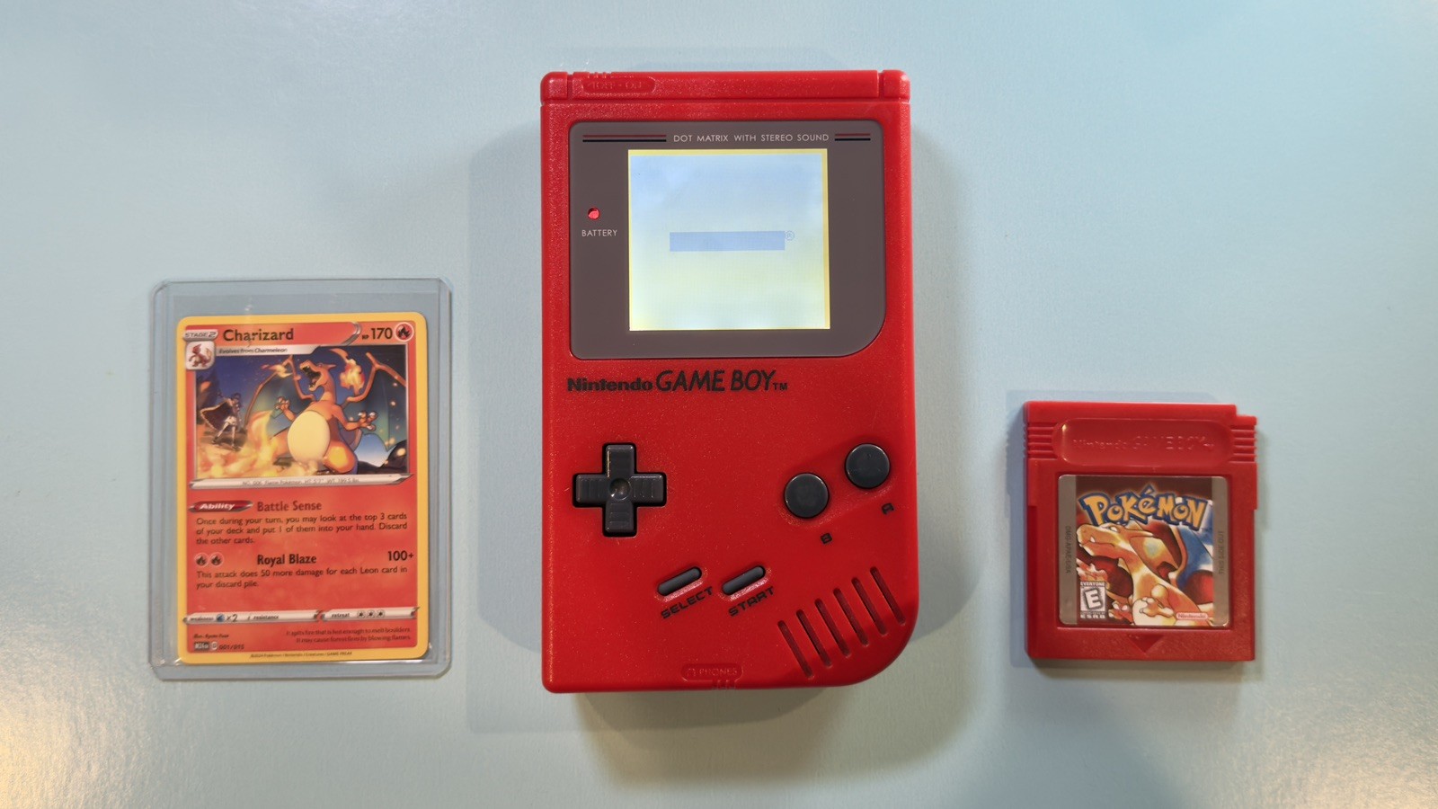 Retro Original Nintendo Game Boy Original DMG-01 RED Backlit Mod!