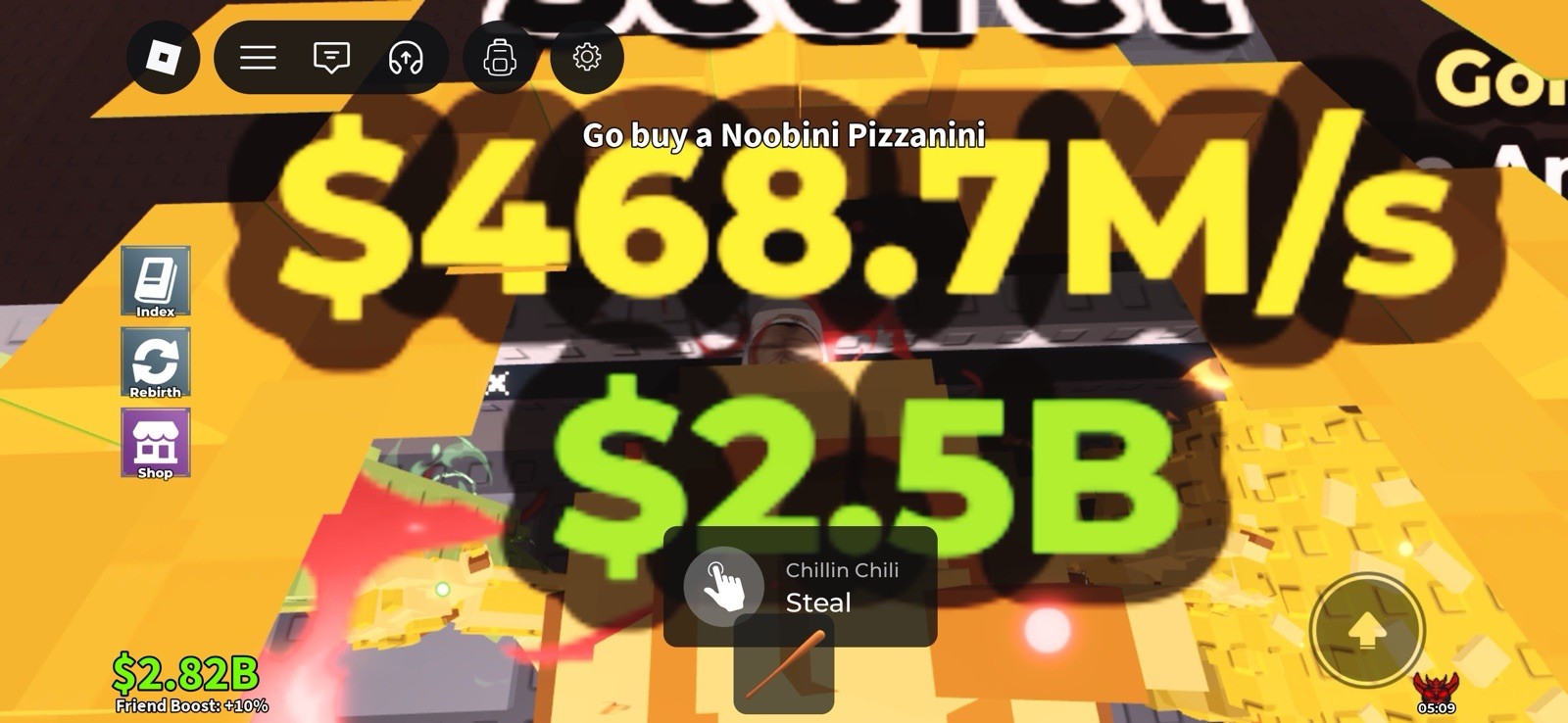 🔥 Steal a Brainrot – Chillin Chili | With 7 Traits! / 675 M/S