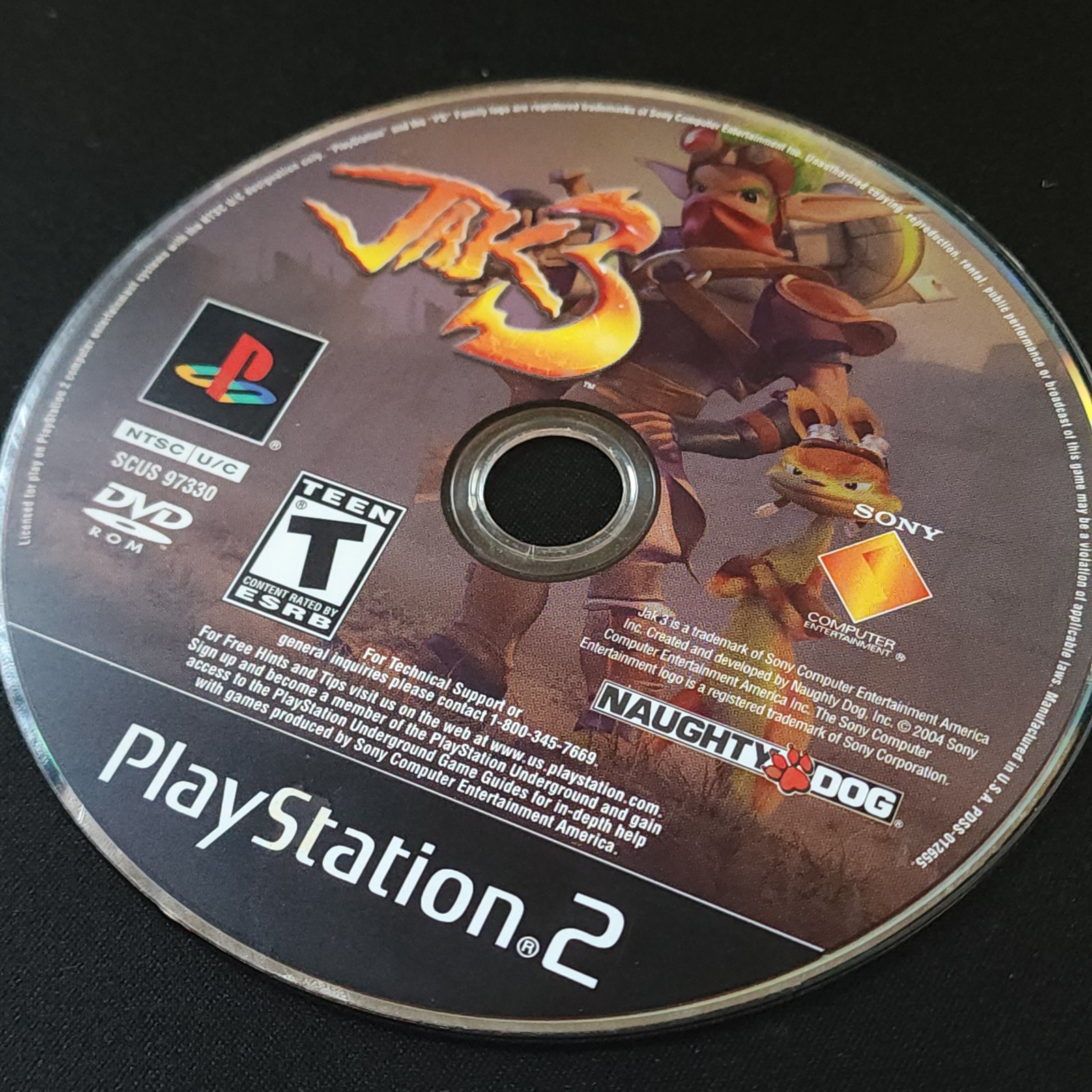 Jak 3 PS2 PlayStation 2 PS2 Video Game CIB Complete In Box With Manual