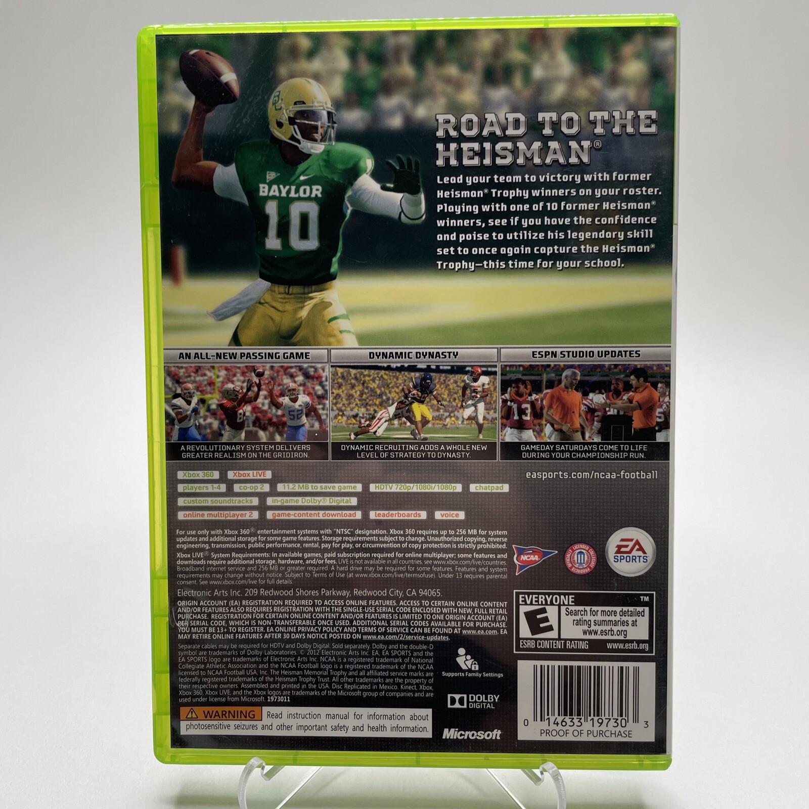 NCAA Football 13 Xbox 360 CIB Complete!