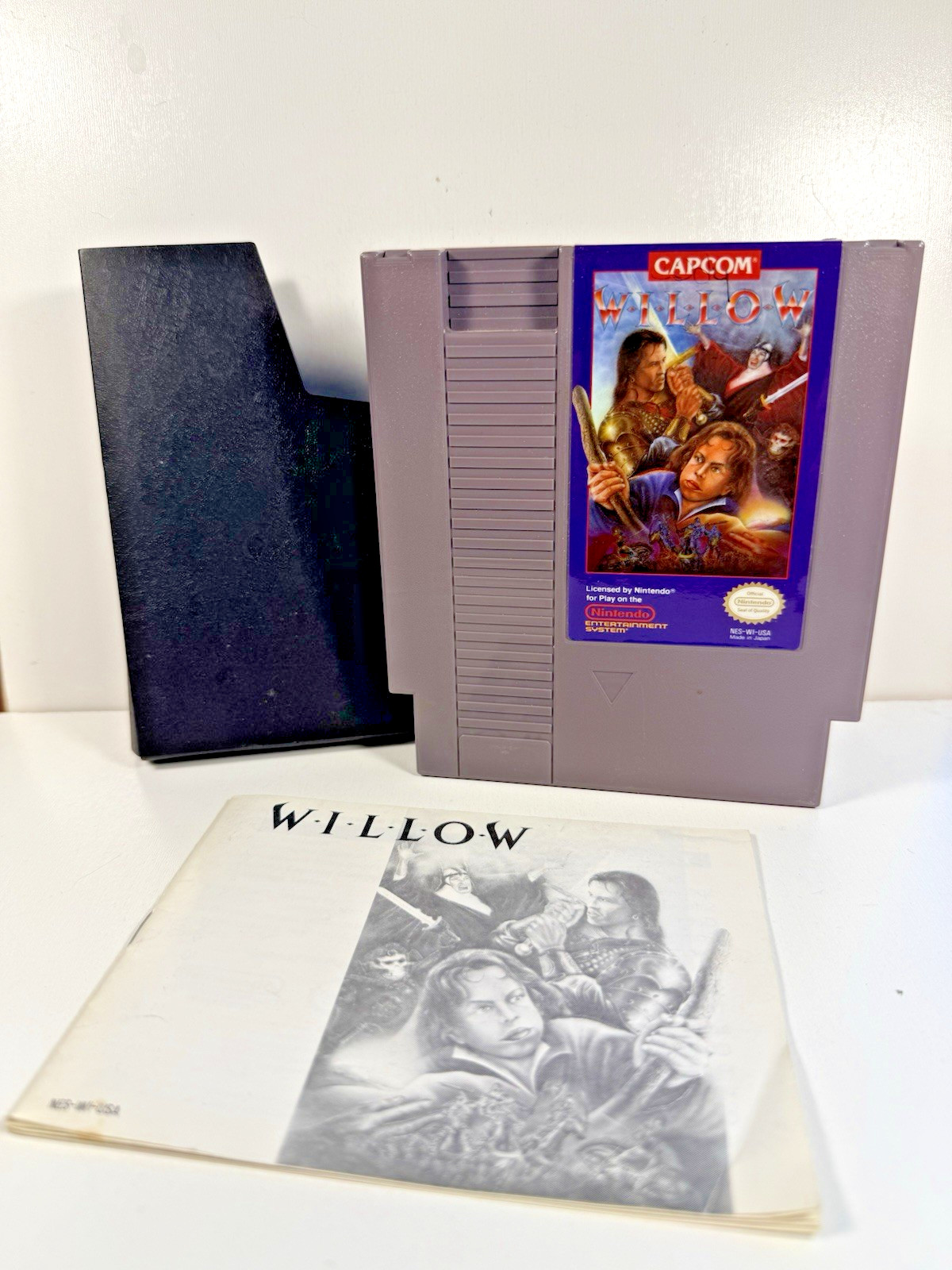 Willow – NES Nintendo Original Movie Game w/ INSTRUCTIONS MANUAL BOOKLET