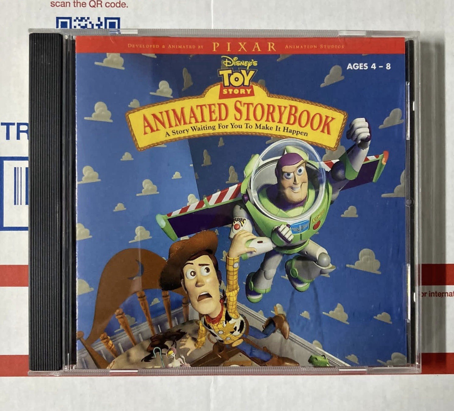Disney’s Toy Story: Animated StoryBook (PC, 1996) CD ROM Game – COMPLETE – Pixar