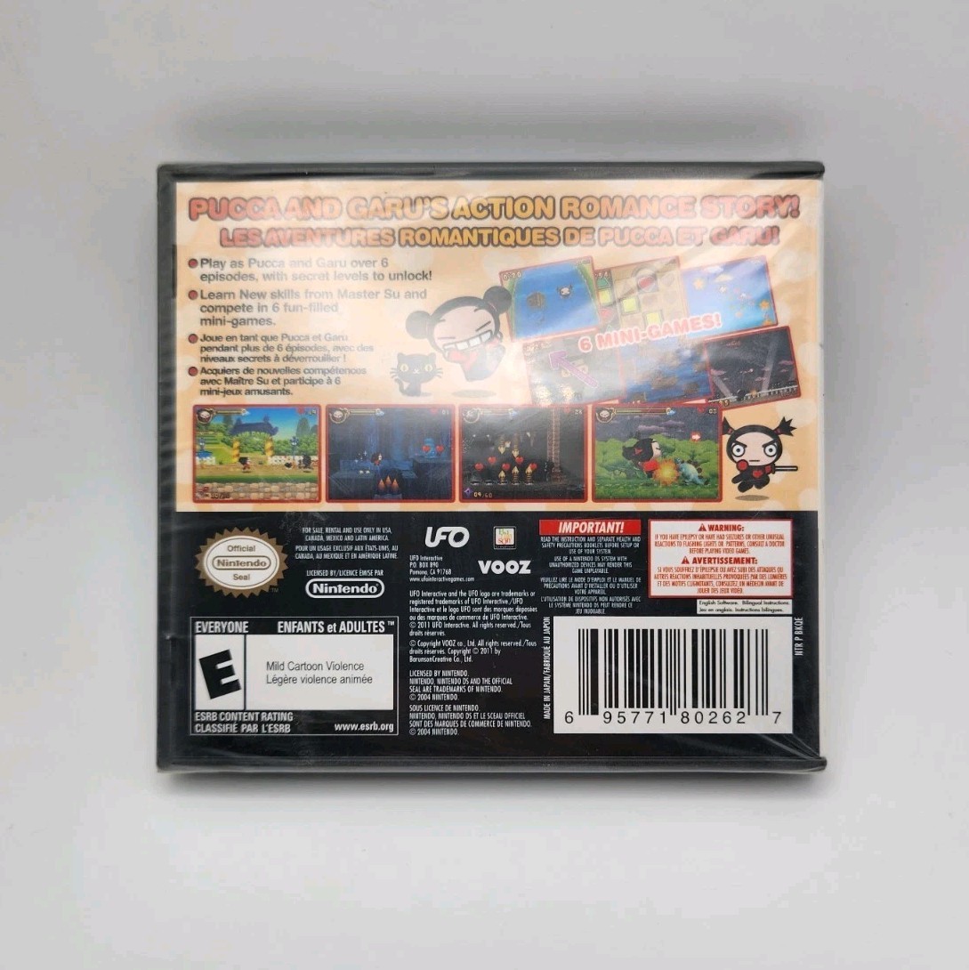 Pucca Power Up (Nintendo DS, 2011) *Brand New* Sealed Got Rips !