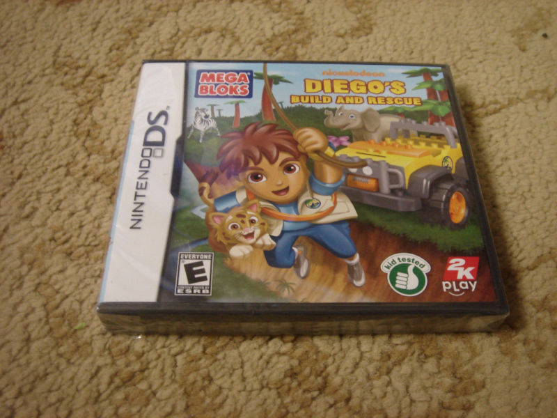 Mega Bloks Diego’s Build and Rescue Nintendo DS new