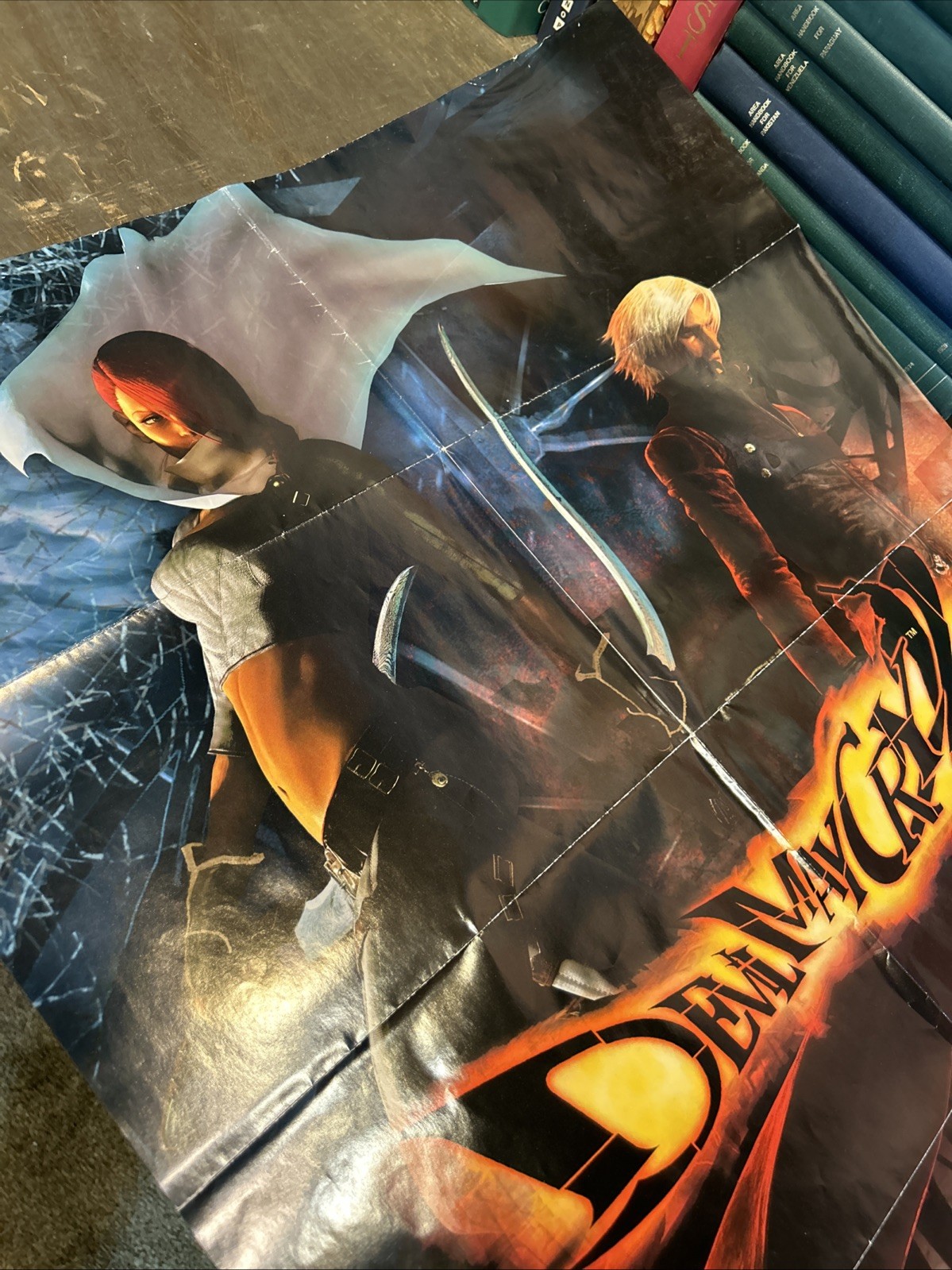 Capcom Devil May Cry 2 Dante Poster Devil May Cry Series BradyGames Collectible
