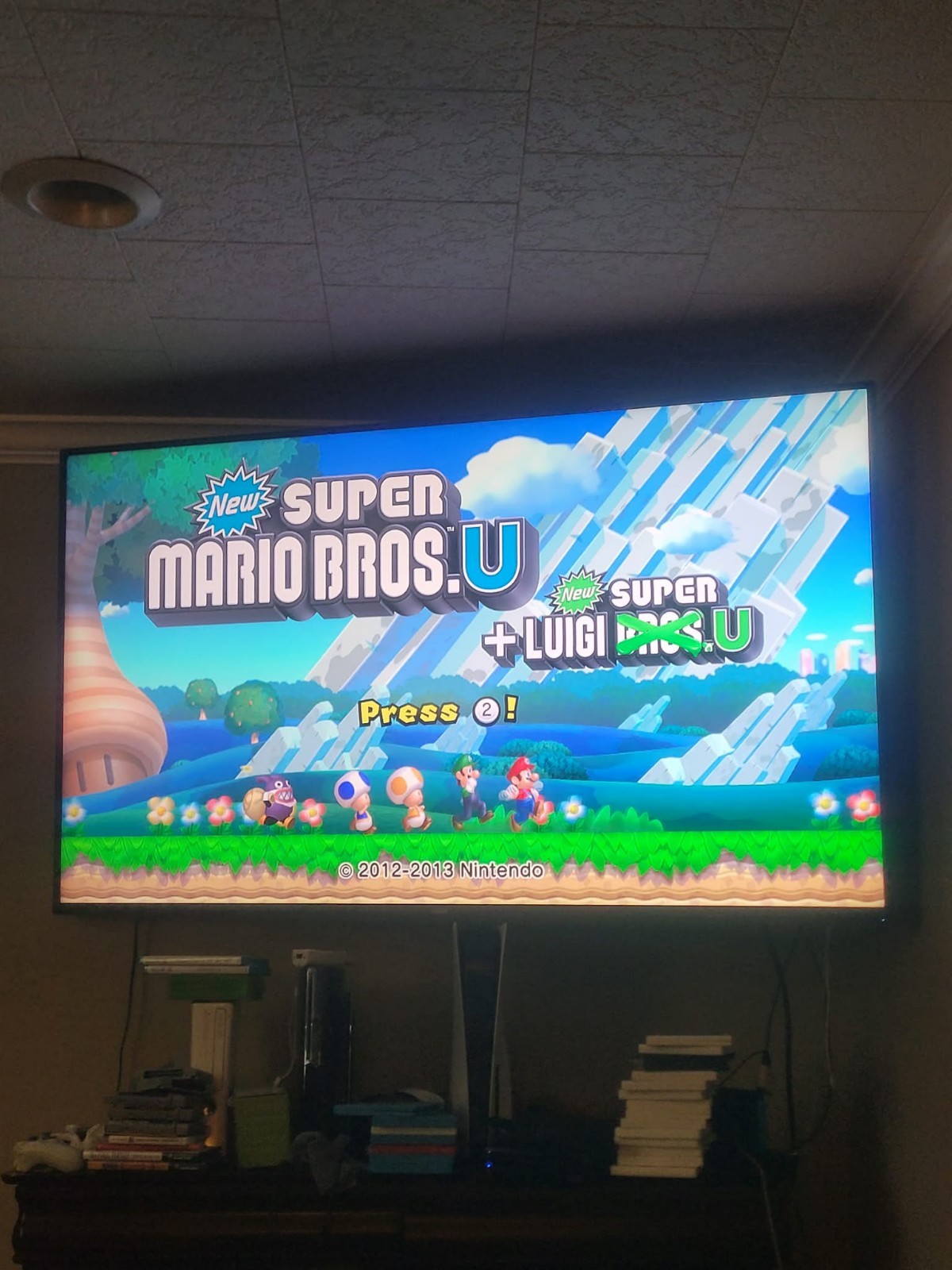 New Super Mario Bros. U New Super Luigi U Nintendo Wii U Tested/working
