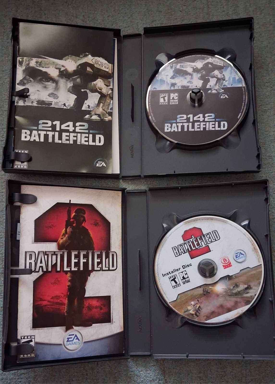 PC Game Lot Big Box 2000s Classic Borderlands Battlefield SpellForce 2 Collector